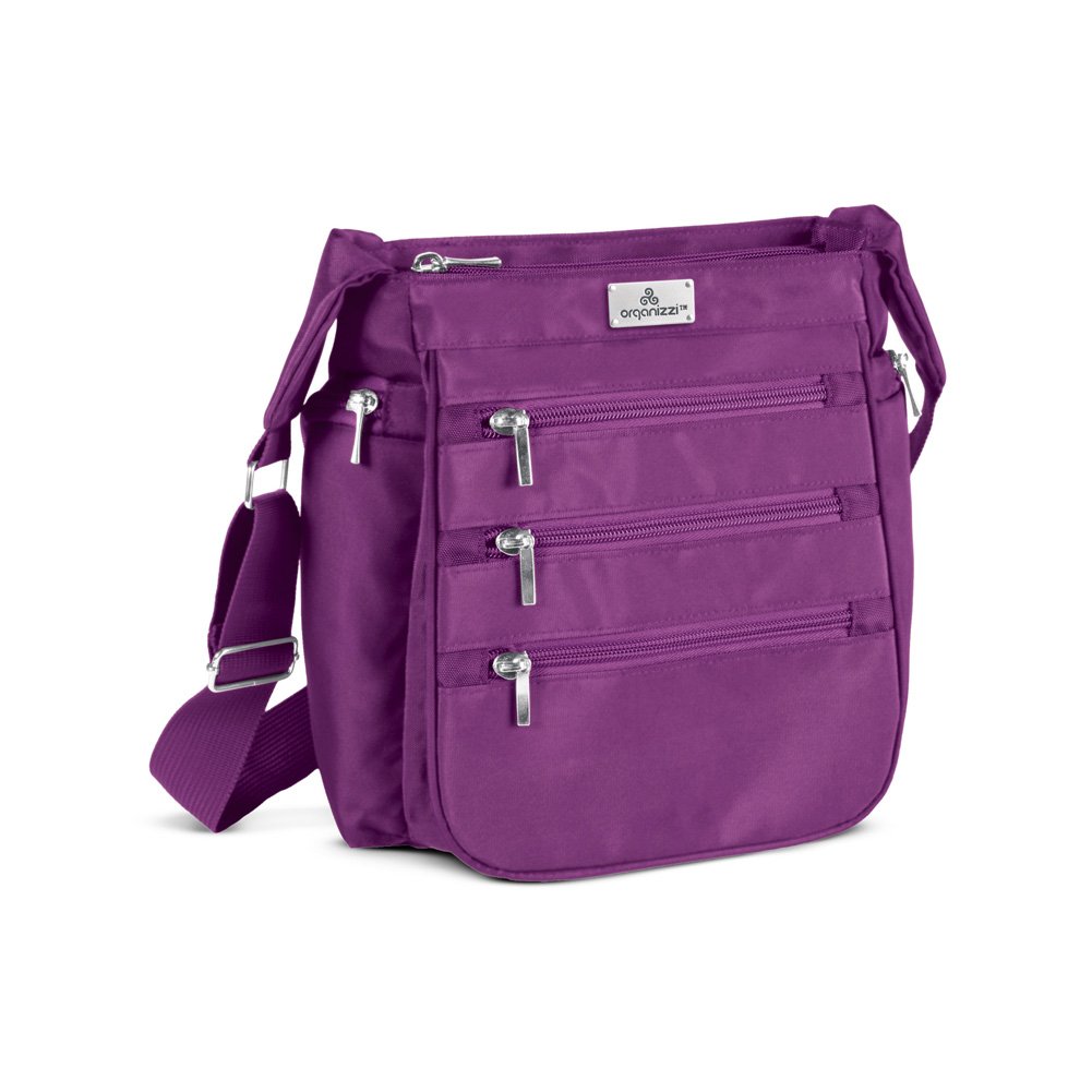 Stylish RFID-Blocking Protection Organizzi Handbag with Multiple Zippered - Picture 10 of 18