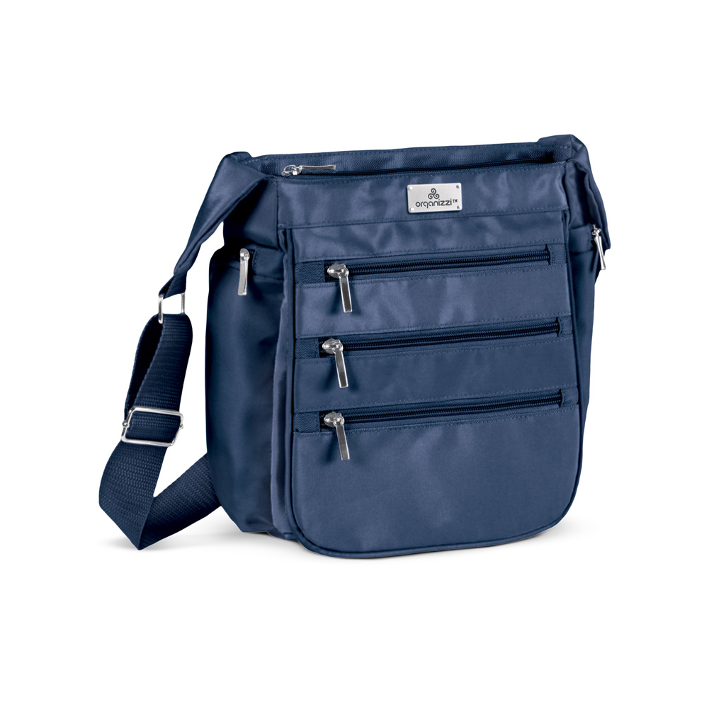 Stylish RFID-Blocking Protection Organizzi Handbag with Multiple Zippered - Picture 16 of 18