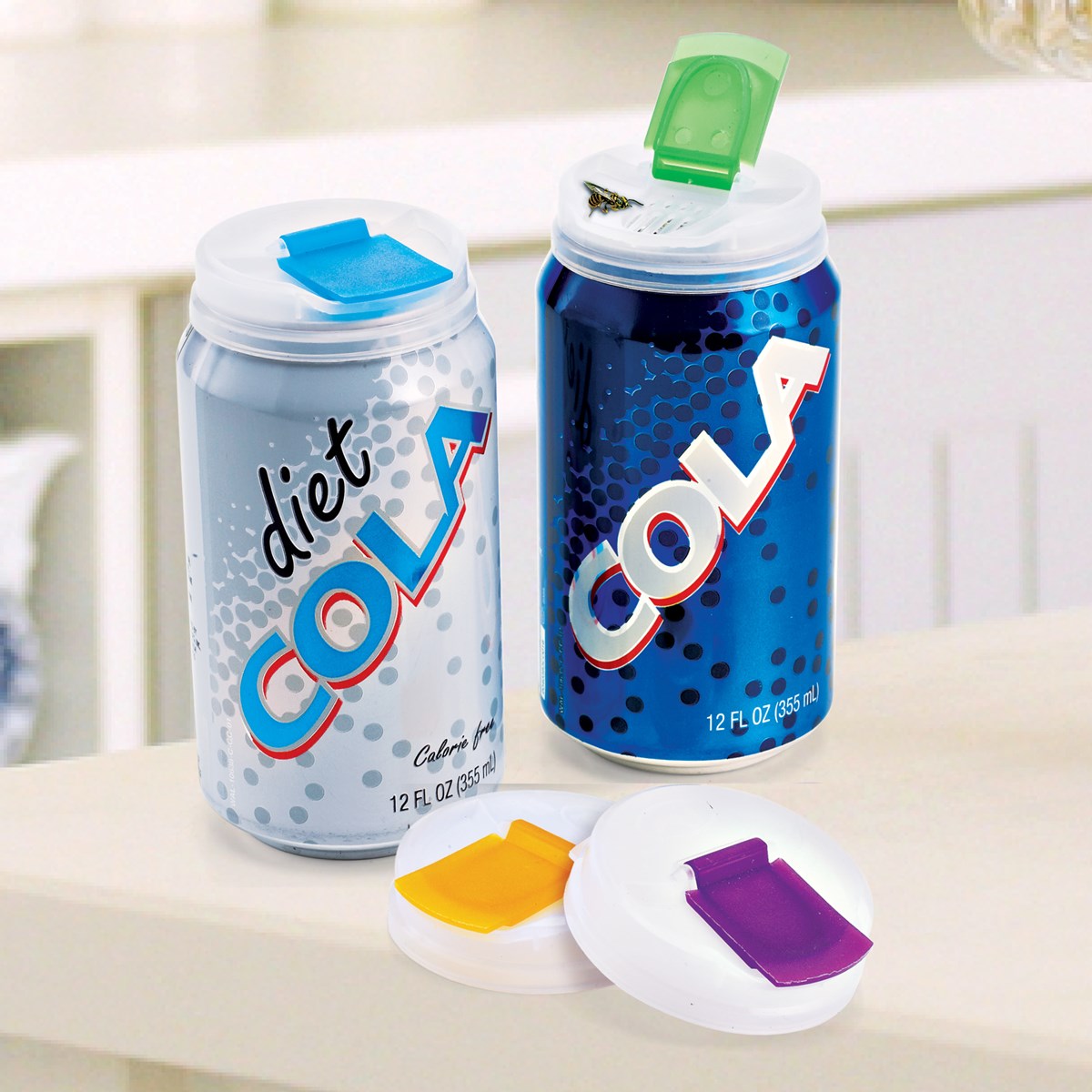 Reusable Can Caps for Protection Set of 4 Collections Etc.