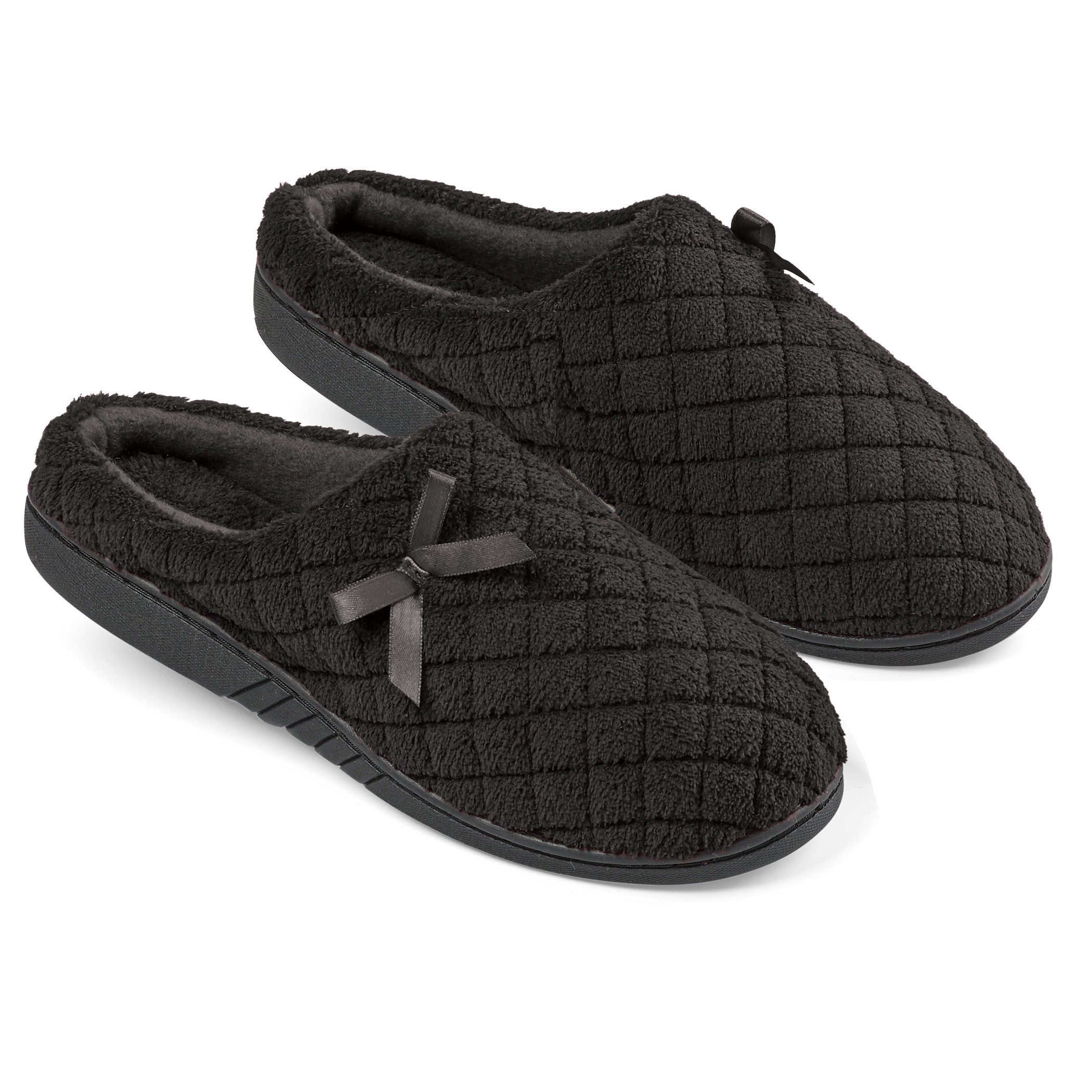 Zapatillas de casa zueco acolchadas con suelas de goma - Imagen 5 de 15