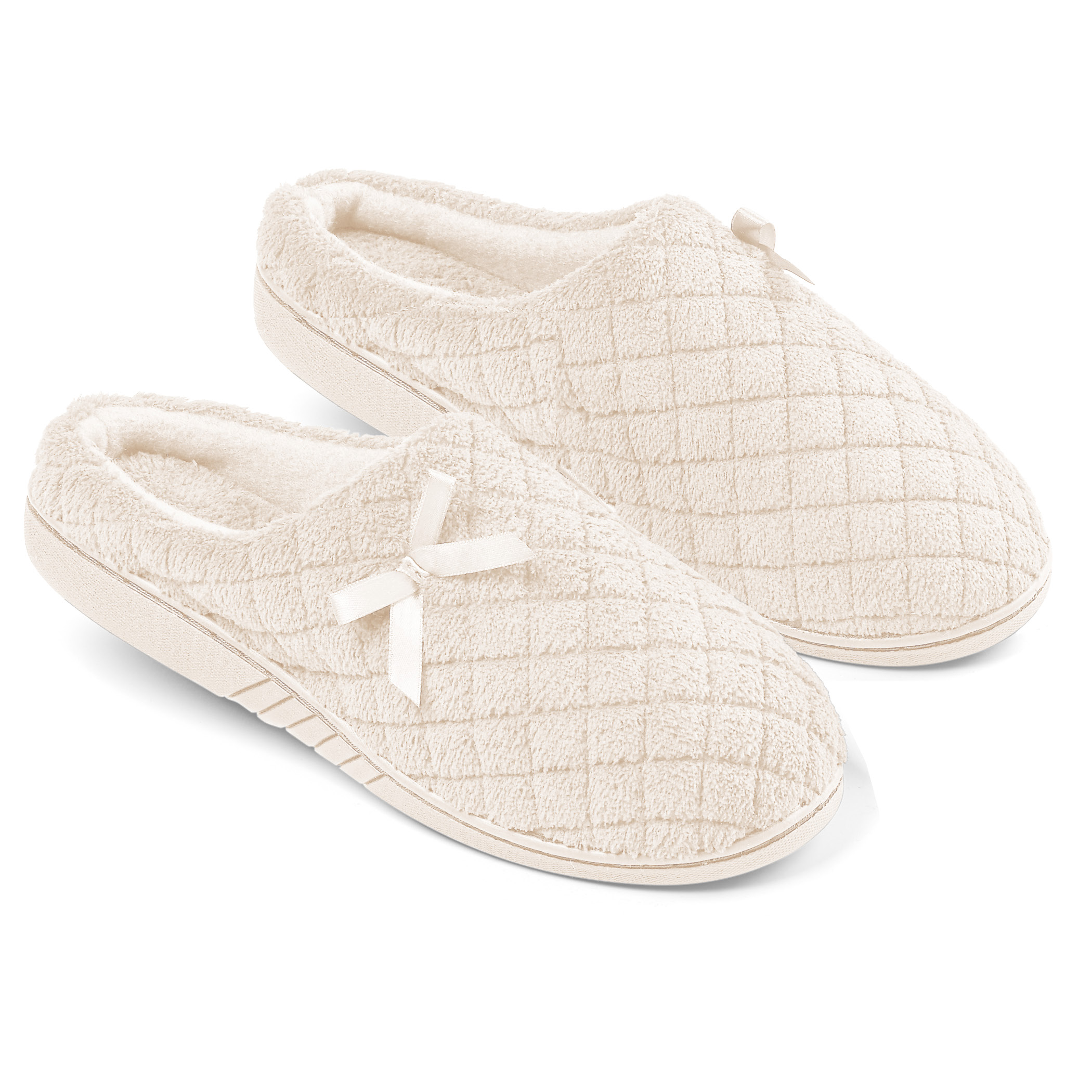 Zapatillas de casa zueco acolchadas con suelas de goma - Imagen 9 de 15