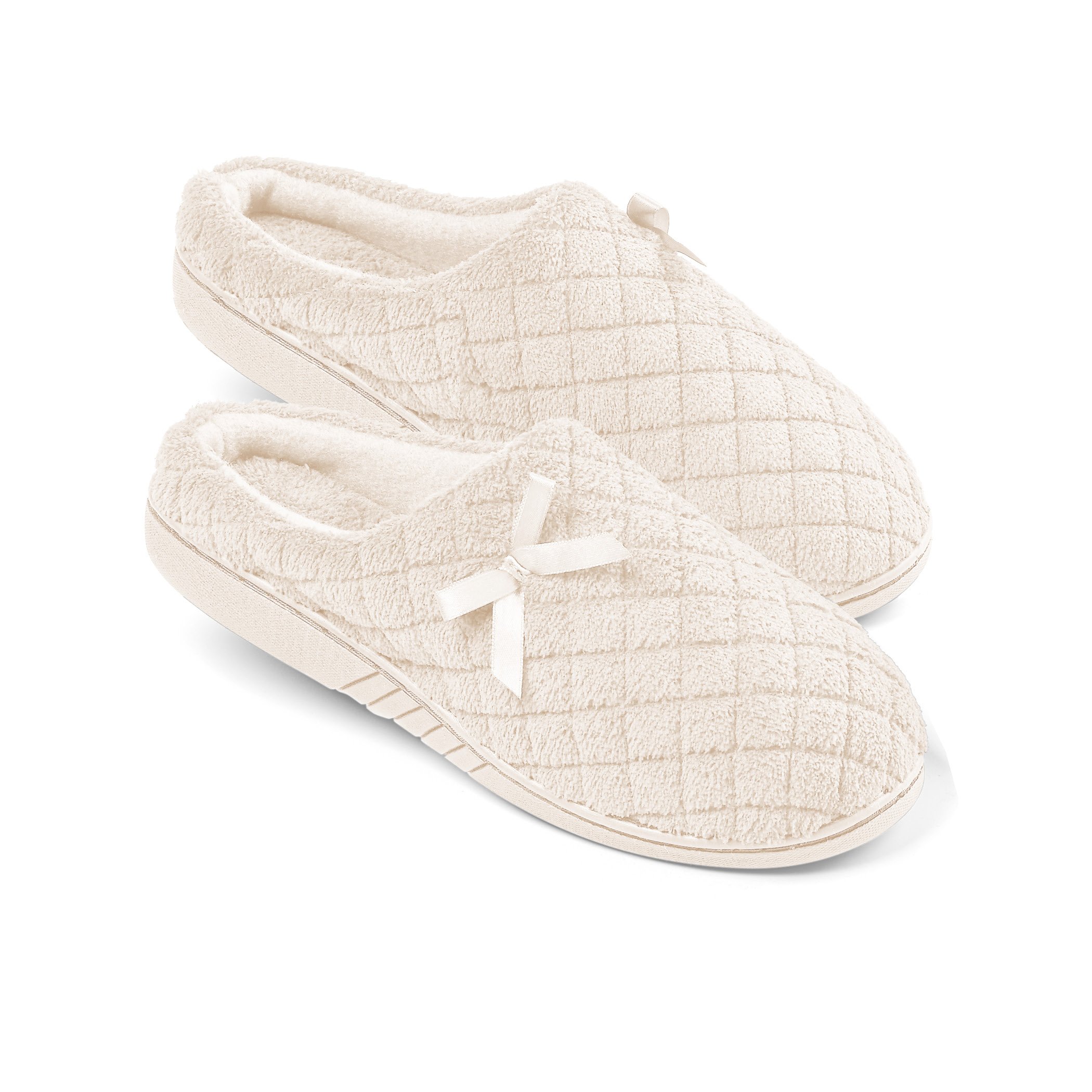 Zapatillas de casa zueco acolchadas con suelas de goma - Imagen 8 de 15