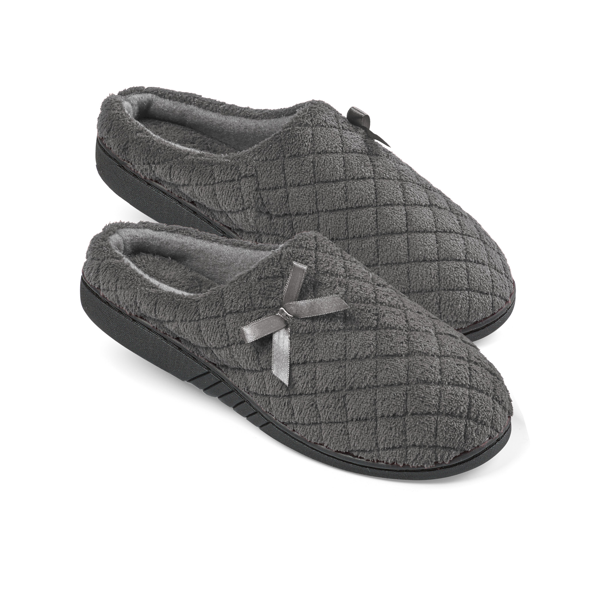 Zapatillas de casa zueco acolchadas con suelas de goma - Imagen 10 de 15
