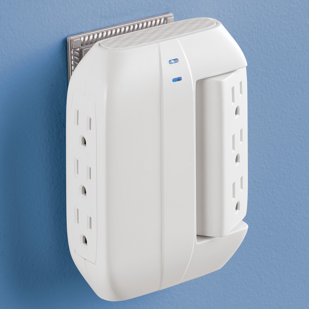 6 Outlet Surge Protector with LED Indicator Light Collections Etc.