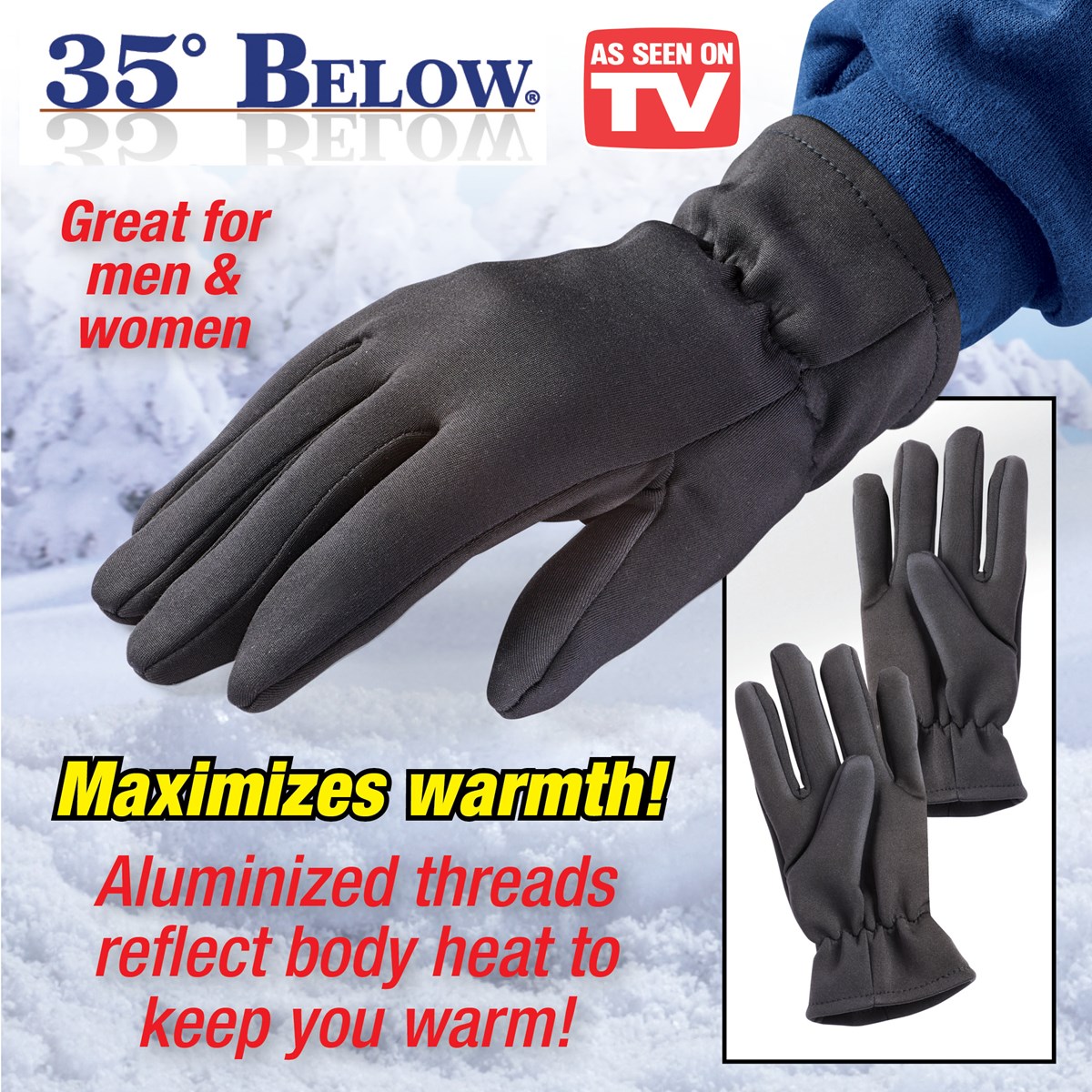 35 Degrees Below Winter Gloves Collections Etc.