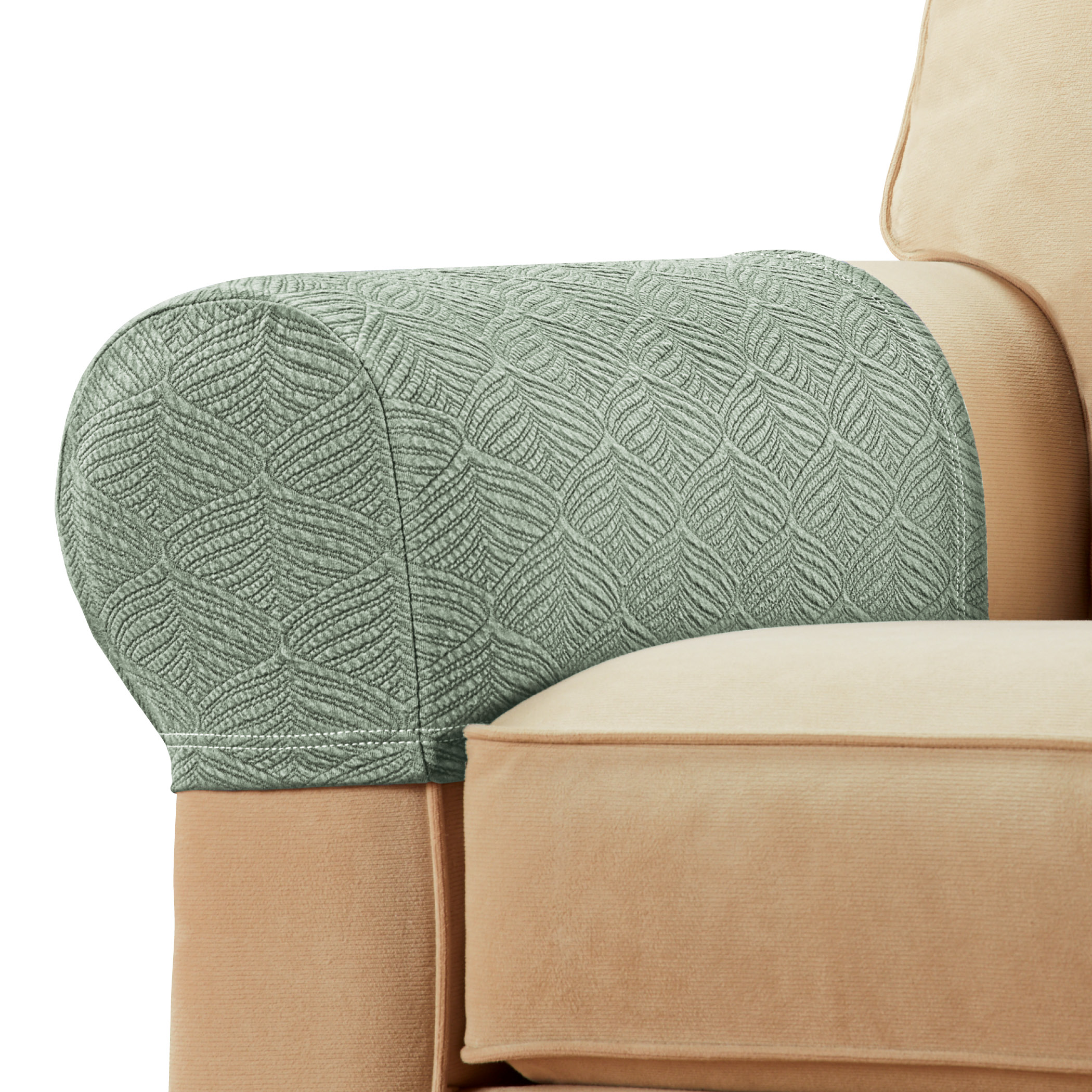 Camden Stretch Armrest Covers Set of 2 eBay