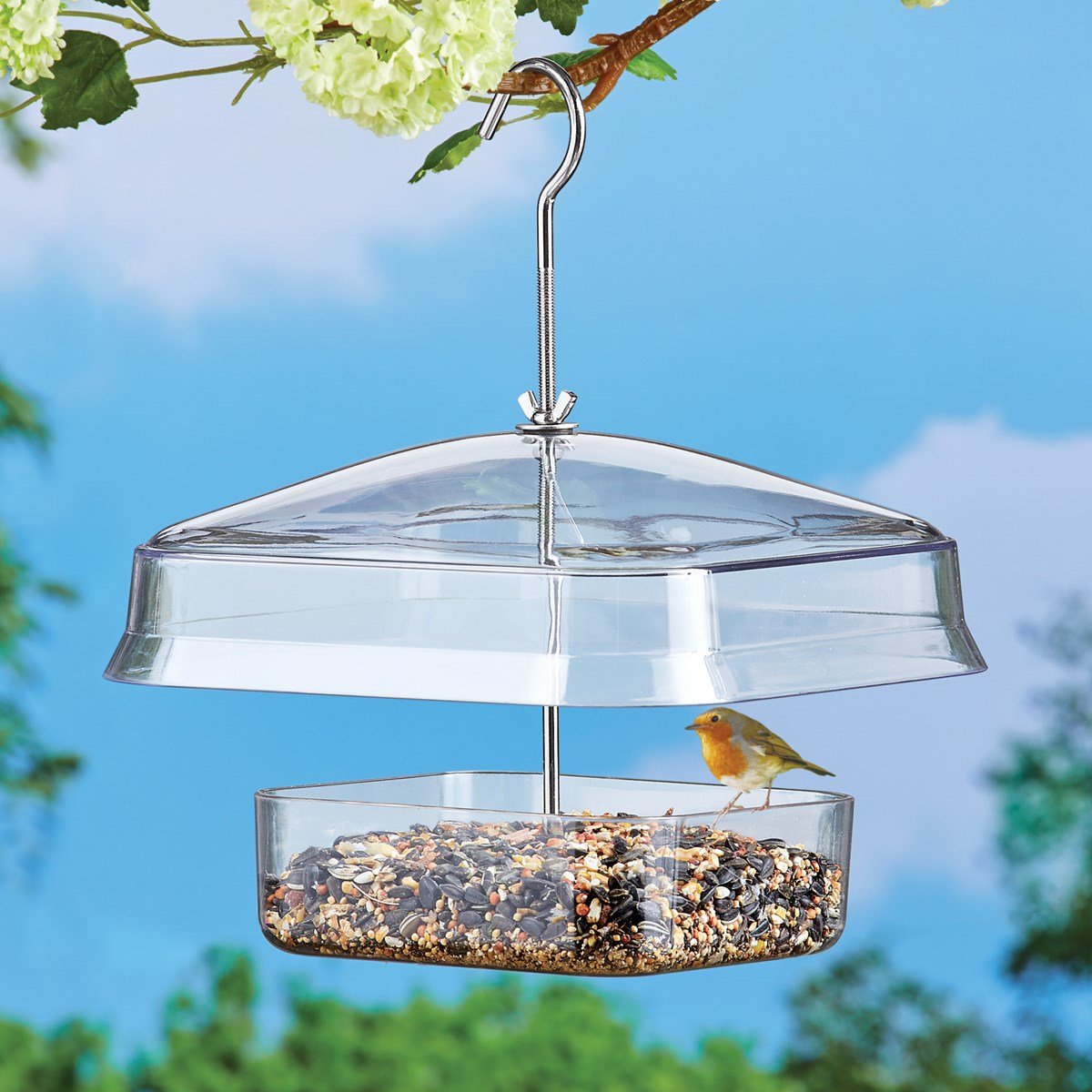 Squirrel Proof Hanging Canopy Bird Feeder Collections Etc.