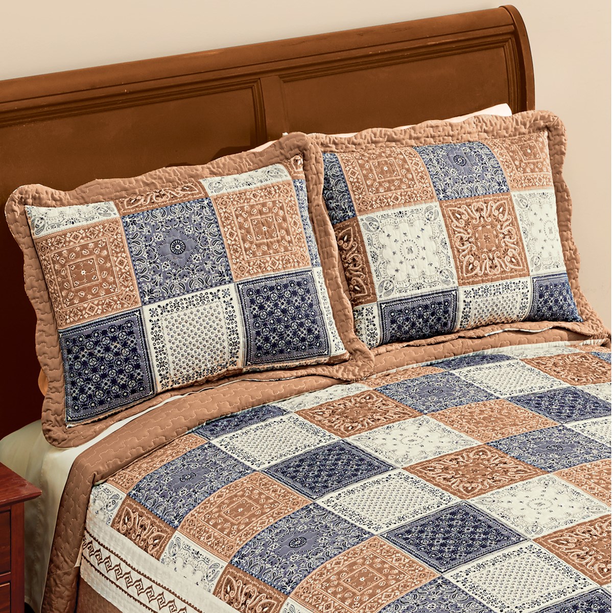 Dynasty Patchwork Pillow Sham Collections Etc.