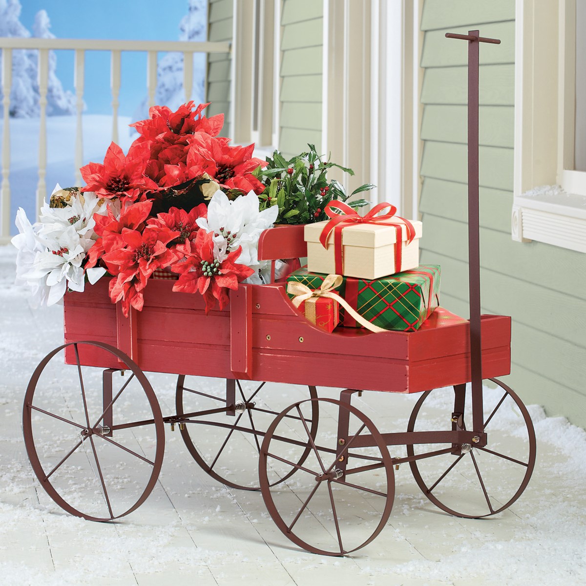 Amish Wagon Decorative Garden Planter Collections Etc.