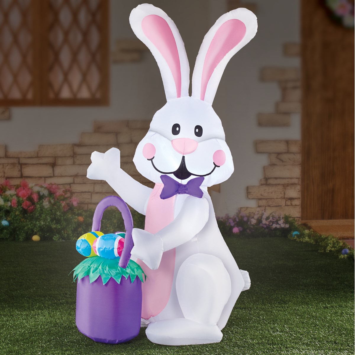 4 Ft Easter Bunny Inflatable Collections Etc.