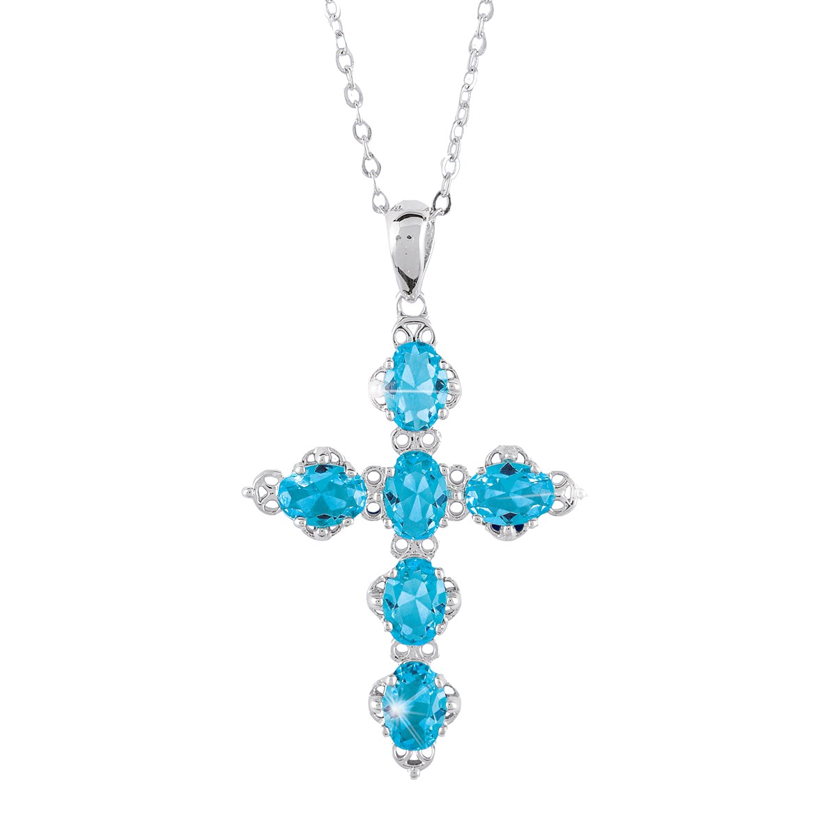 Aquamarine Crystal Cross Collections Etc.