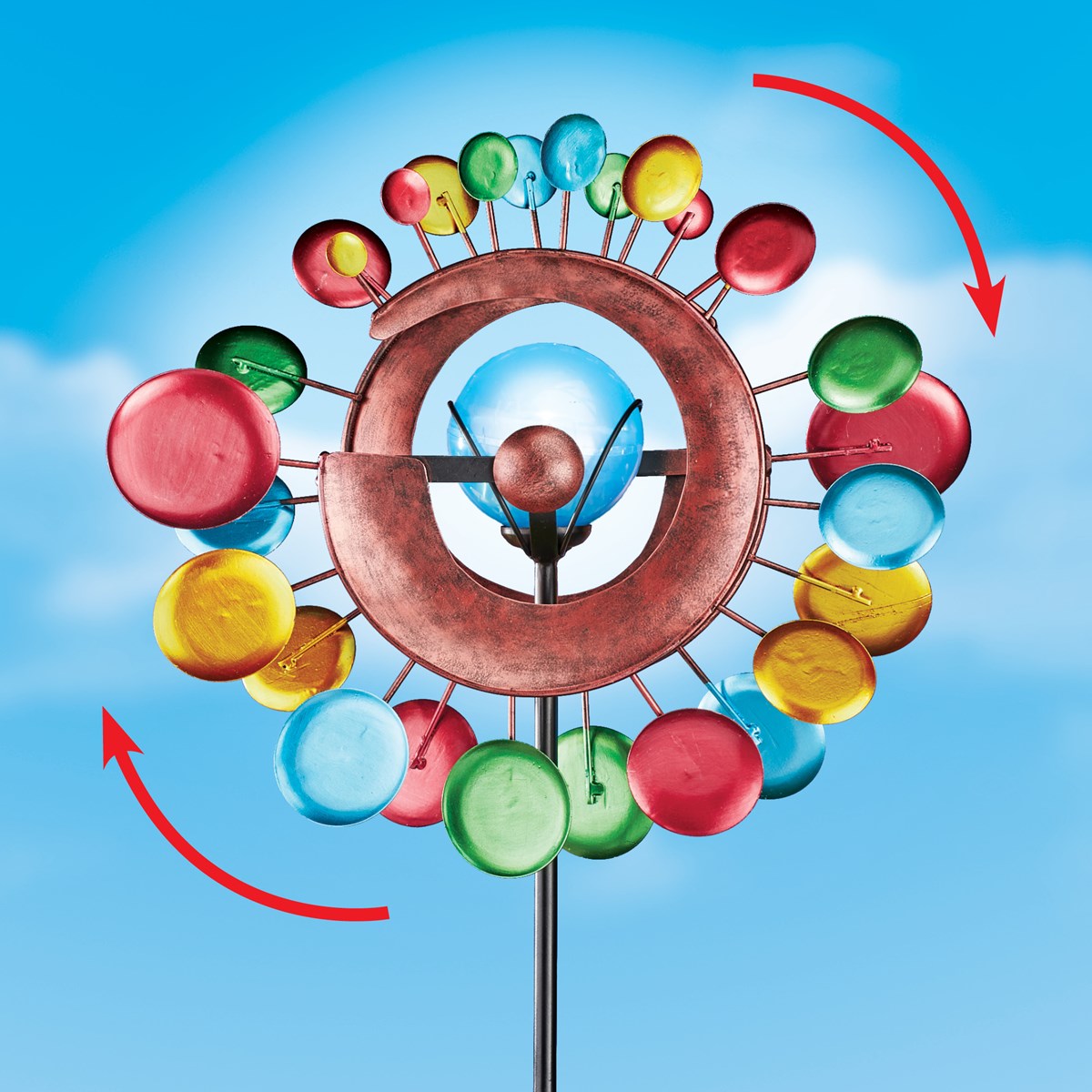 Solar Double Garden Spinner Collections Etc.