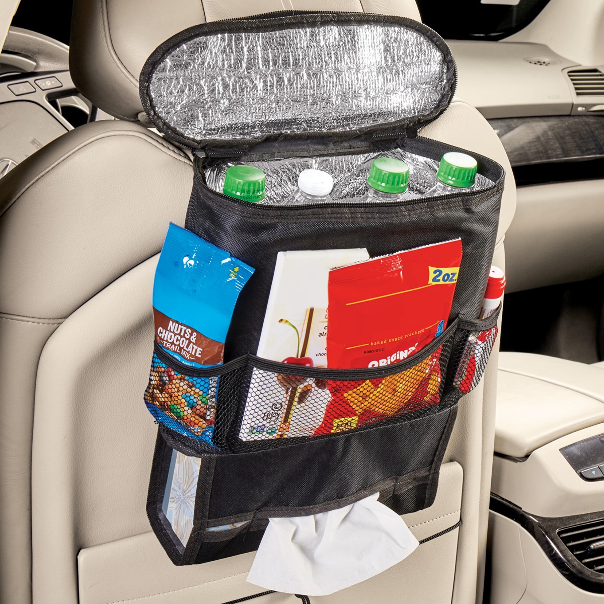 Back Seat Car Organizer, Storage, and Cooler Bag Collections Etc.