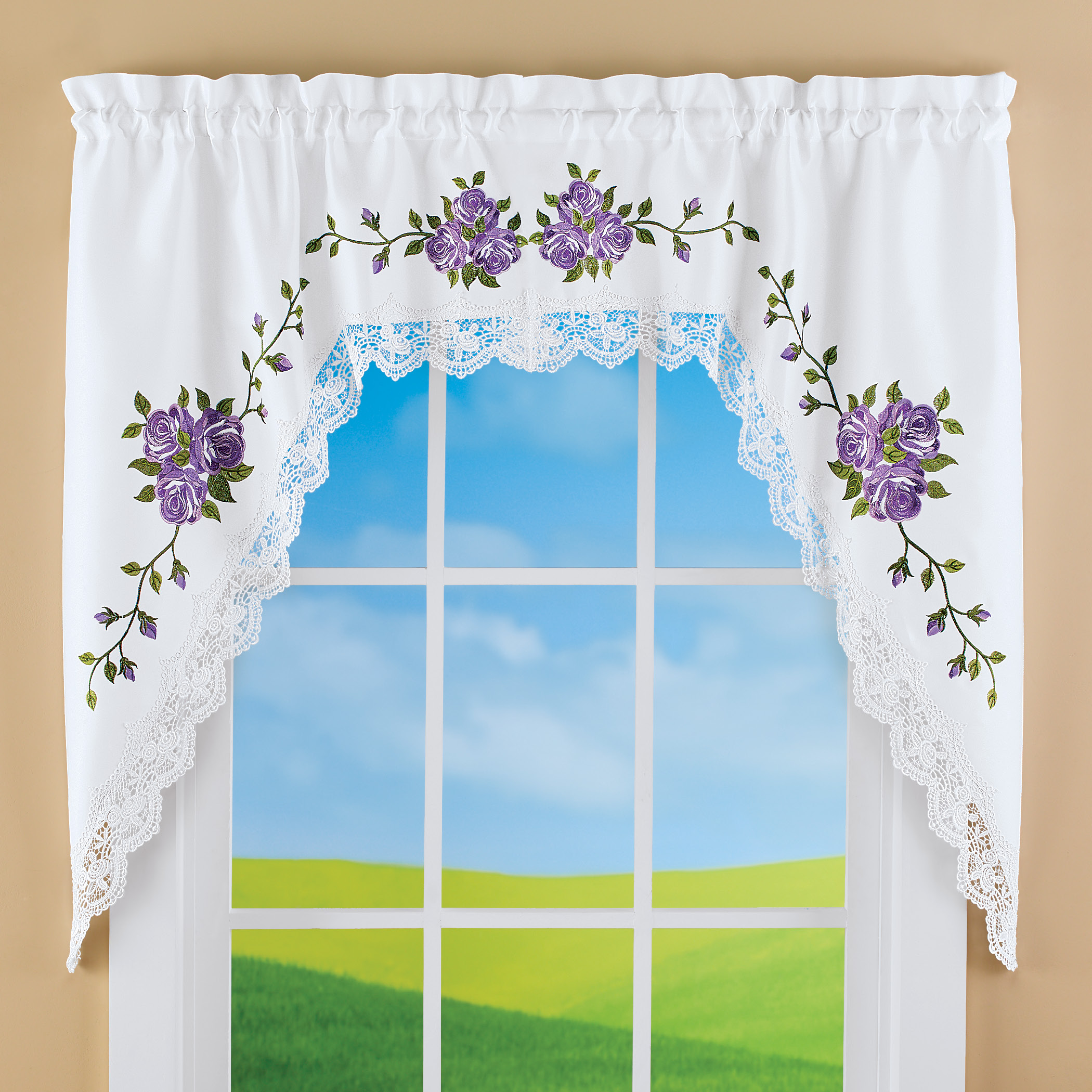 Rose Lace Curtains Collections Etc Rose Lace Curtains Collections Etc, Anna S Linen Kitchen Curtains