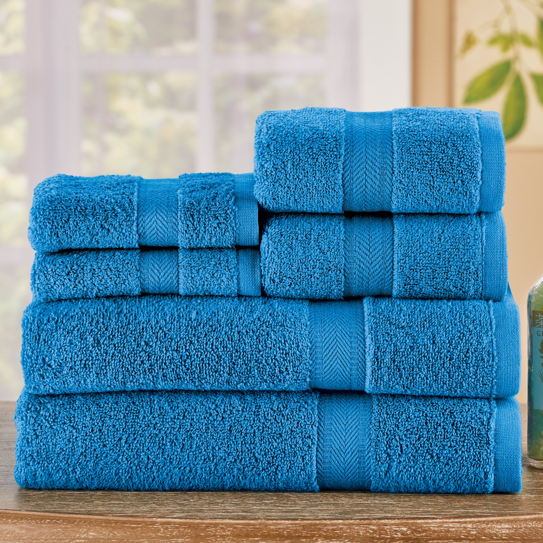 6-pc Zero Twist Bath Towel Set - Picture 5 of 21