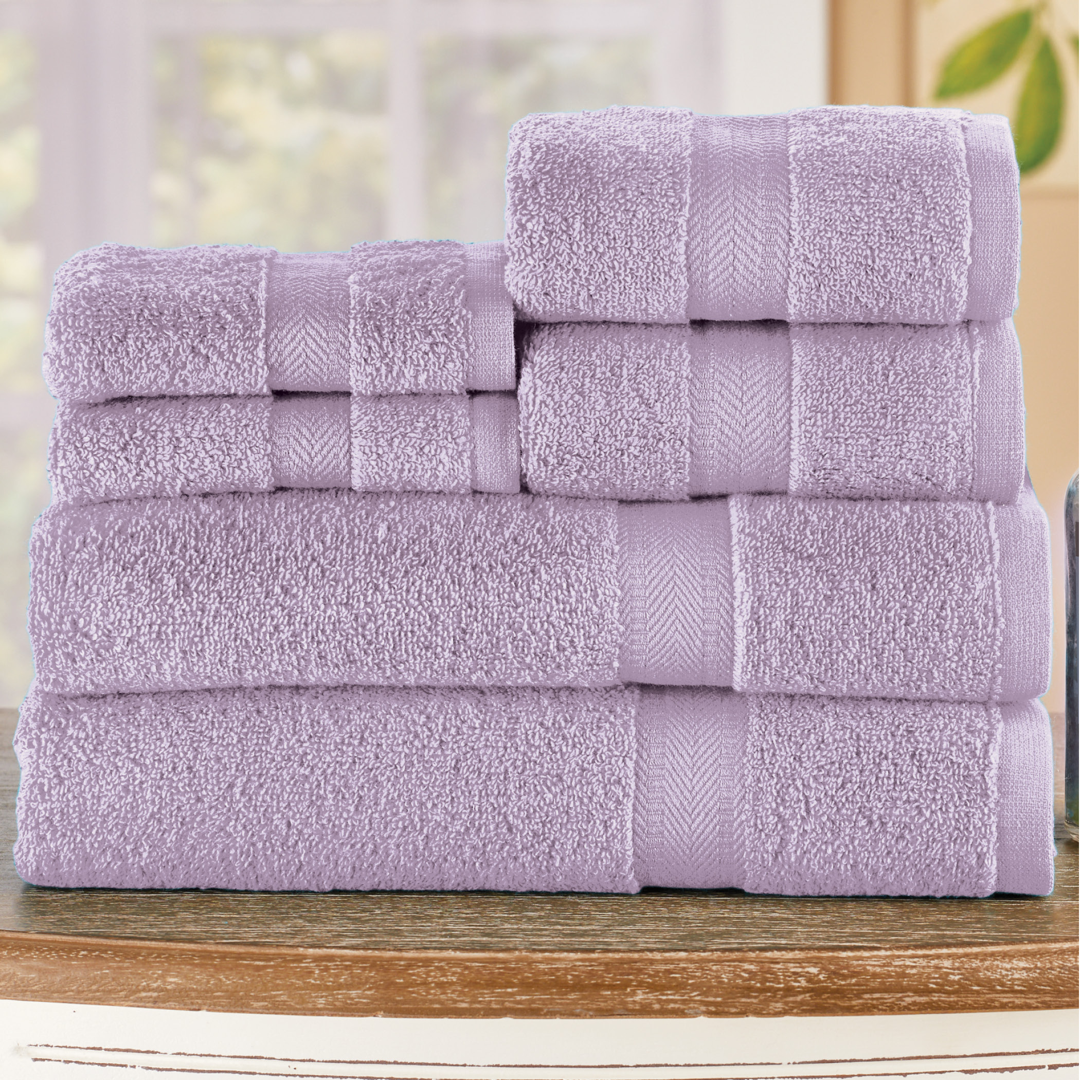 6-pc Zero Twist Bath Towel Set - Picture 9 of 21