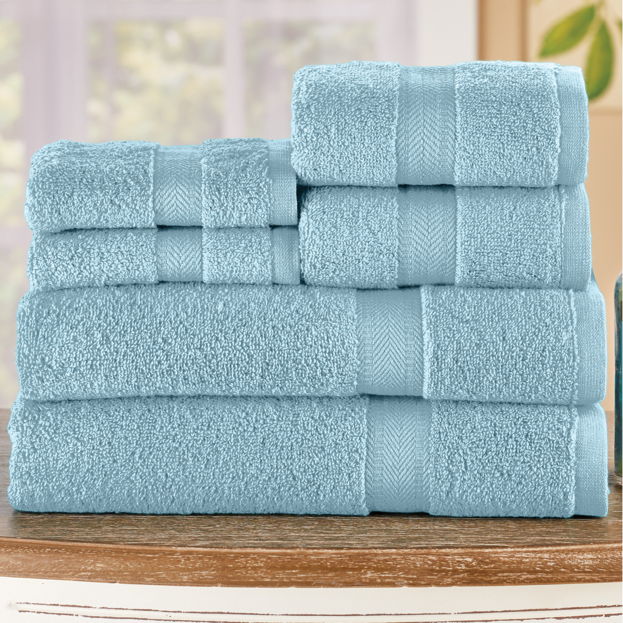 6-pc Zero Twist Bath Towel Set - Picture 11 of 21