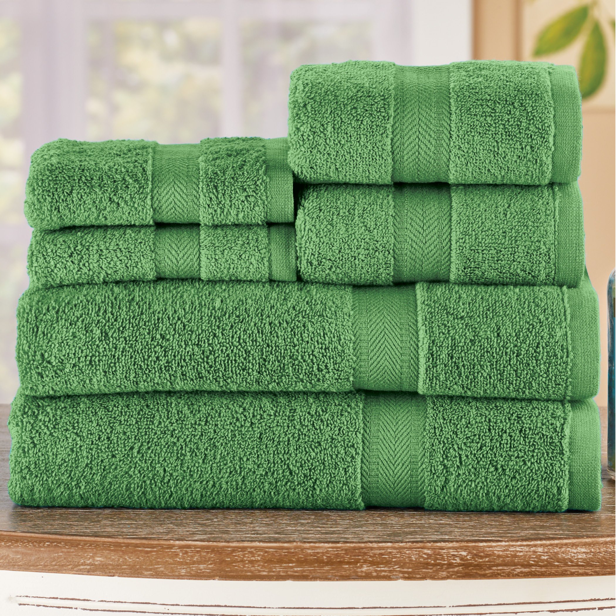 6-pc Zero Twist Bath Towel Set - Picture 17 of 21