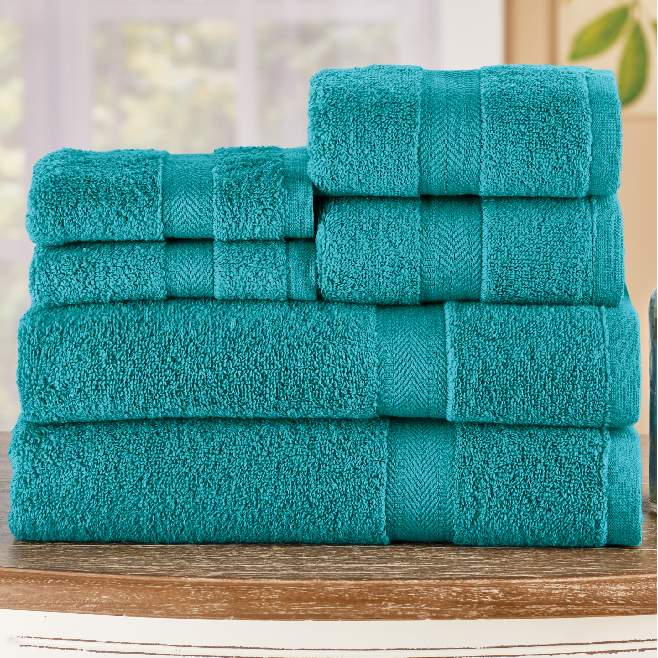 6-pc Zero Twist Bath Towel Set - Picture 19 of 21
