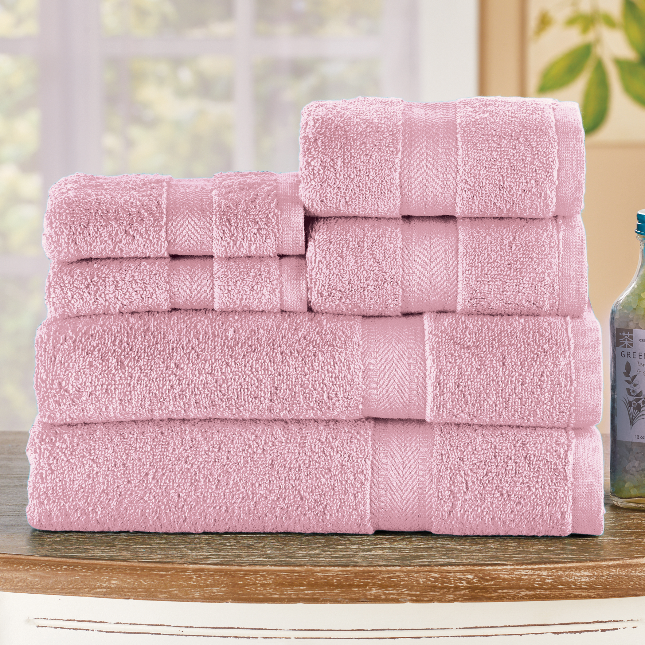6-pc Zero Twist Bath Towel Set - Picture 15 of 21