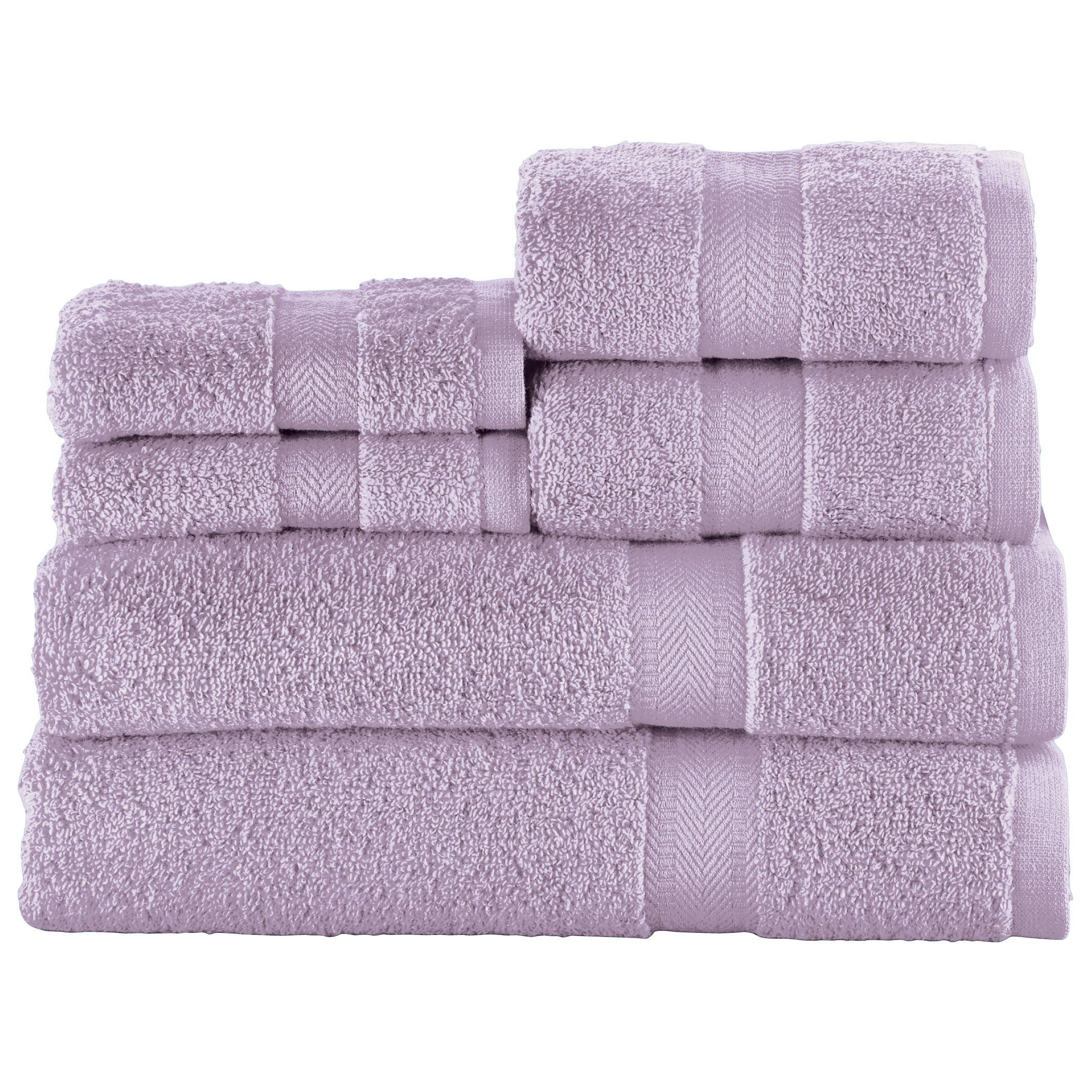 6-pc Zero Twist Bath Towel Set - Picture 8 of 21