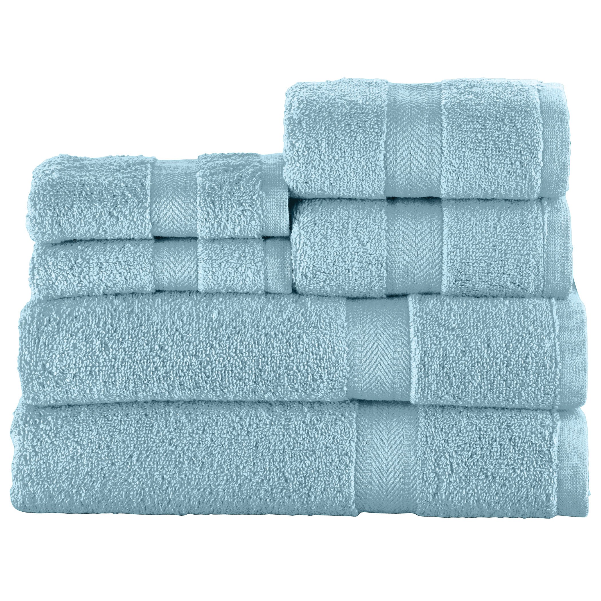 6-pc Zero Twist Bath Towel Set - Picture 10 of 21