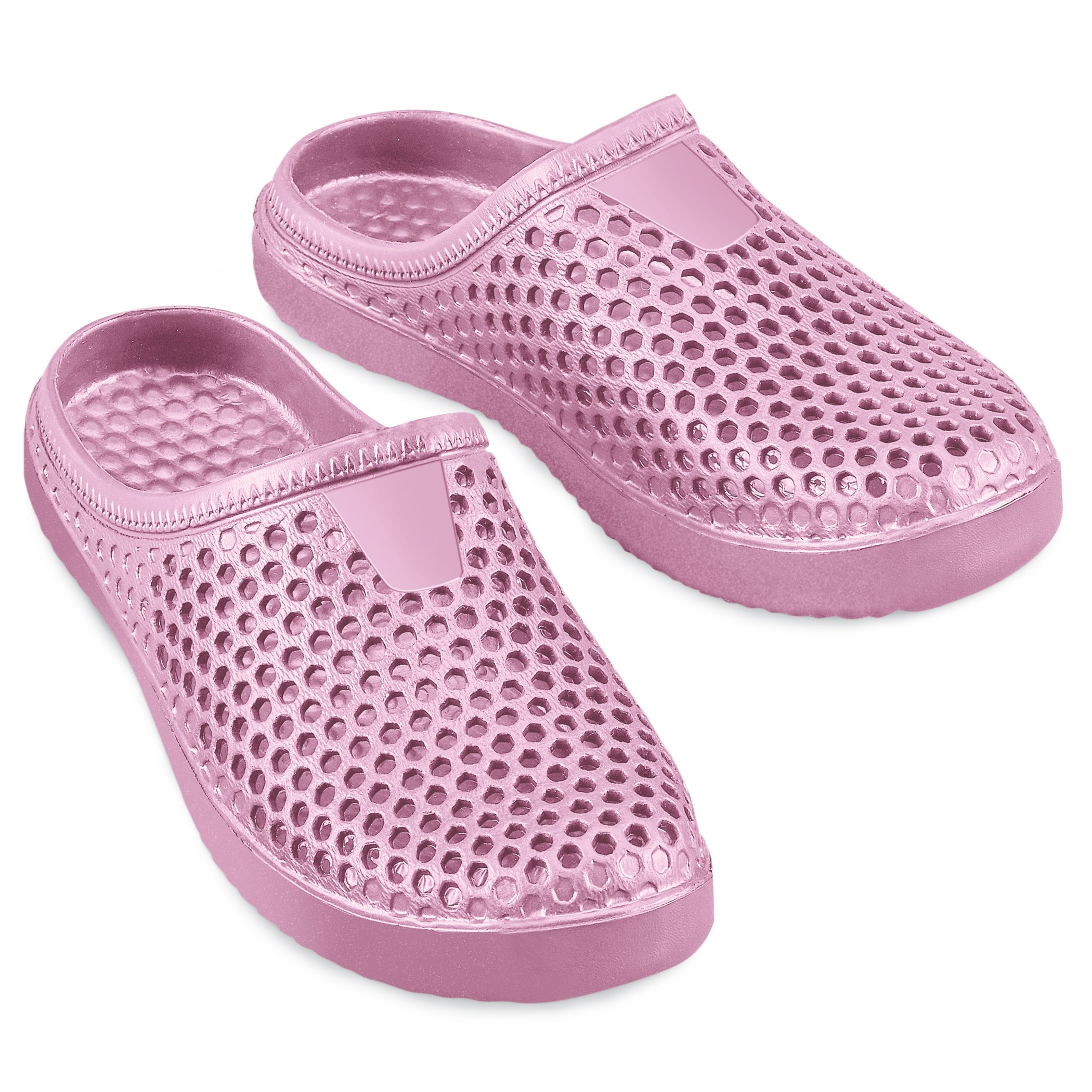 Women's Ultra Comfortable Lightweight Waterproof Clogs Pink 8