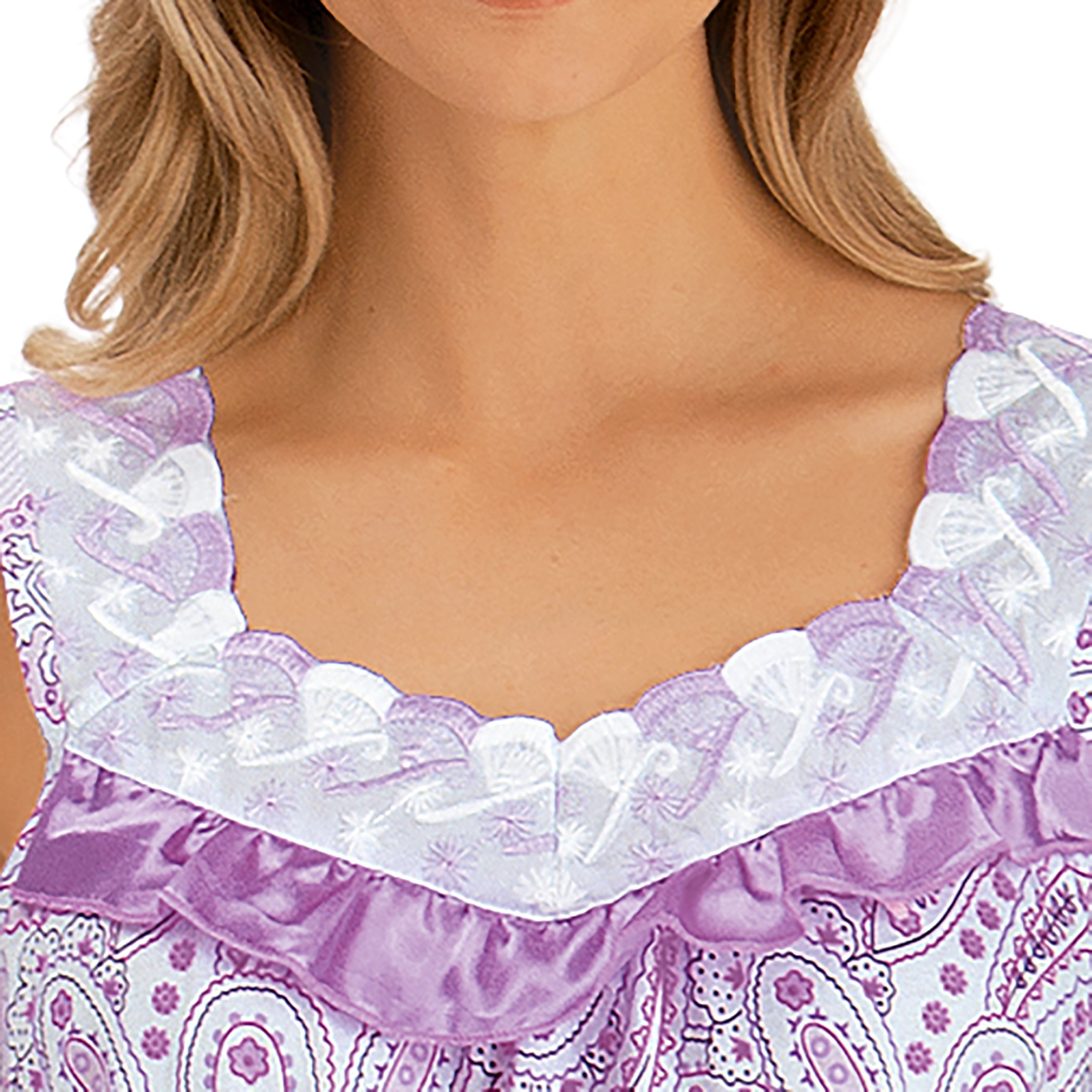 Paisley Print 2-Piece Pajama Short and Sleeveless Top Set - Imagen 7 de 14