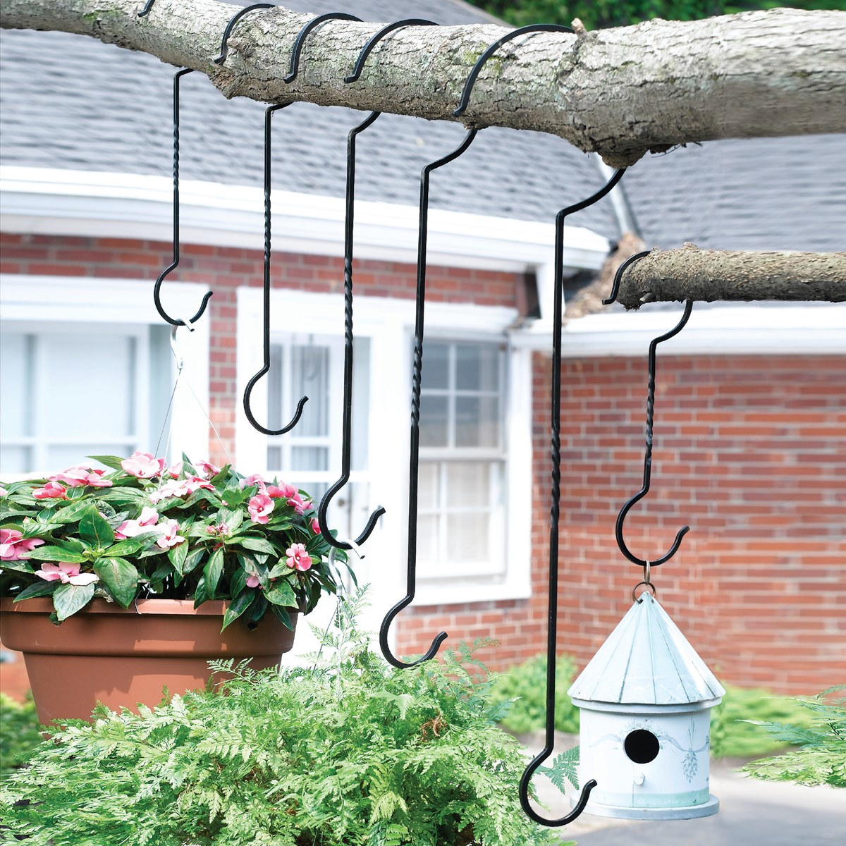 Outdoor Plant Hanger Hooks Set of 6 Collections Etc.