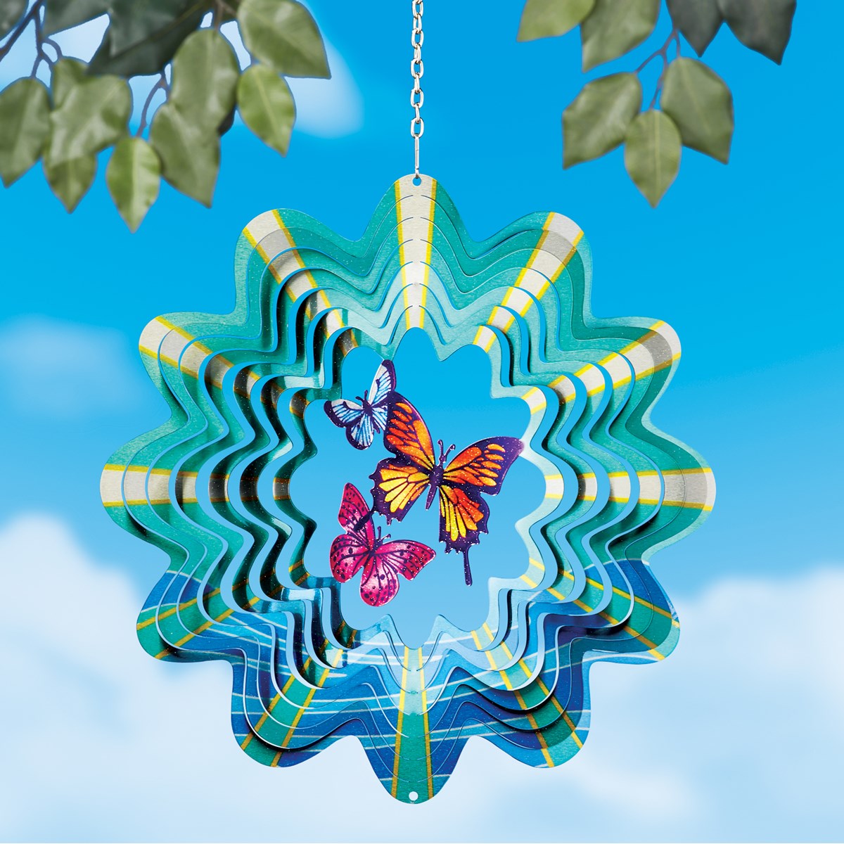 Hanging Stainless Steel Butterfly Garden Wind Spinner Collections Etc.