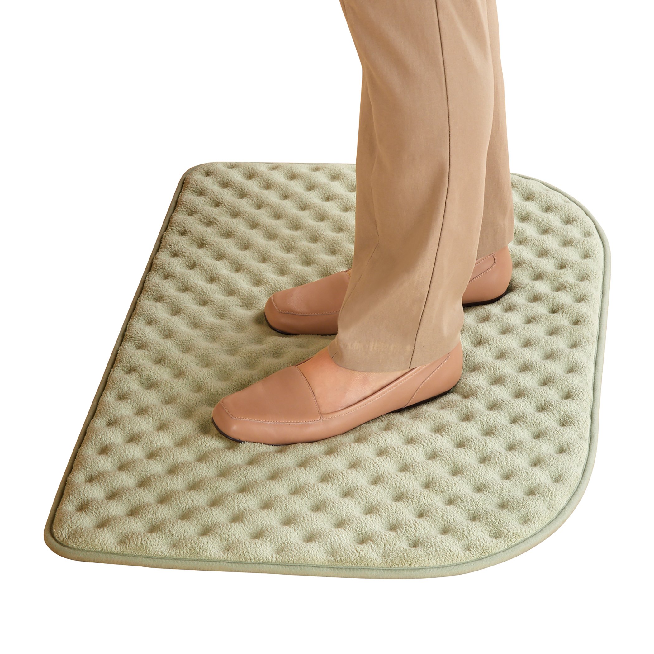 Soothing Foam Comfort Anti-Fatigue Slice Mat 30.12" x 20.28" Brown, 30.12" x 20.28"