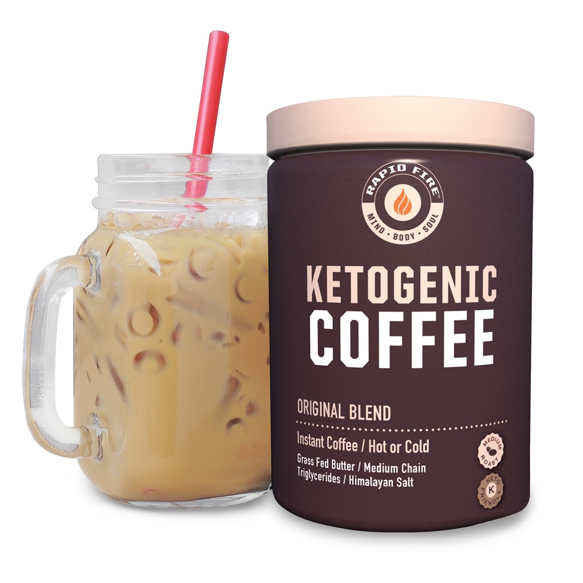 Energy Boosting Rapid Fire Ketogenic Instant Coffee Collections Etc.