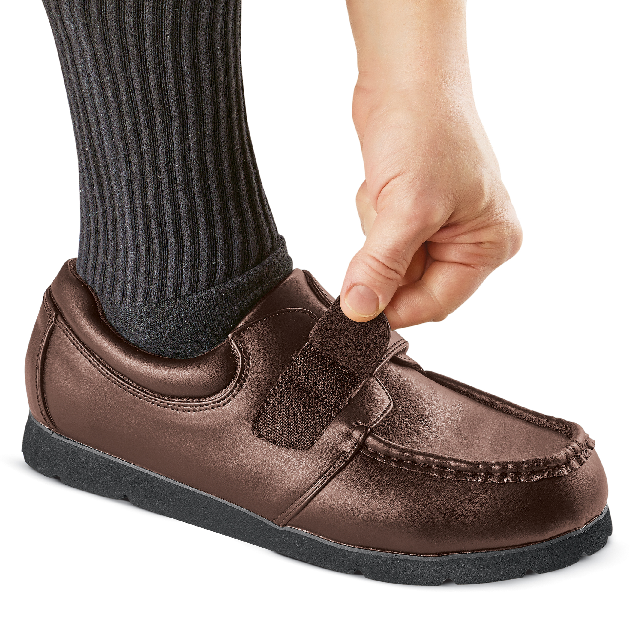 Klassischer Stil rutschfeste Herren Komfortschuhe - Bild 8 von 8
