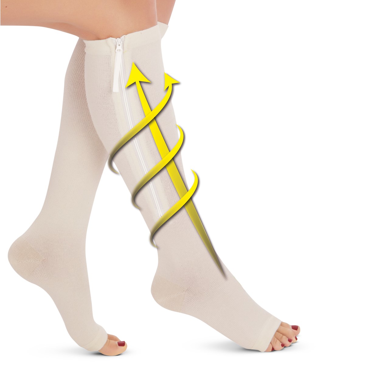 Hemptastic Natural Hemp Fiber Zippered Compression Socks Collections Etc.