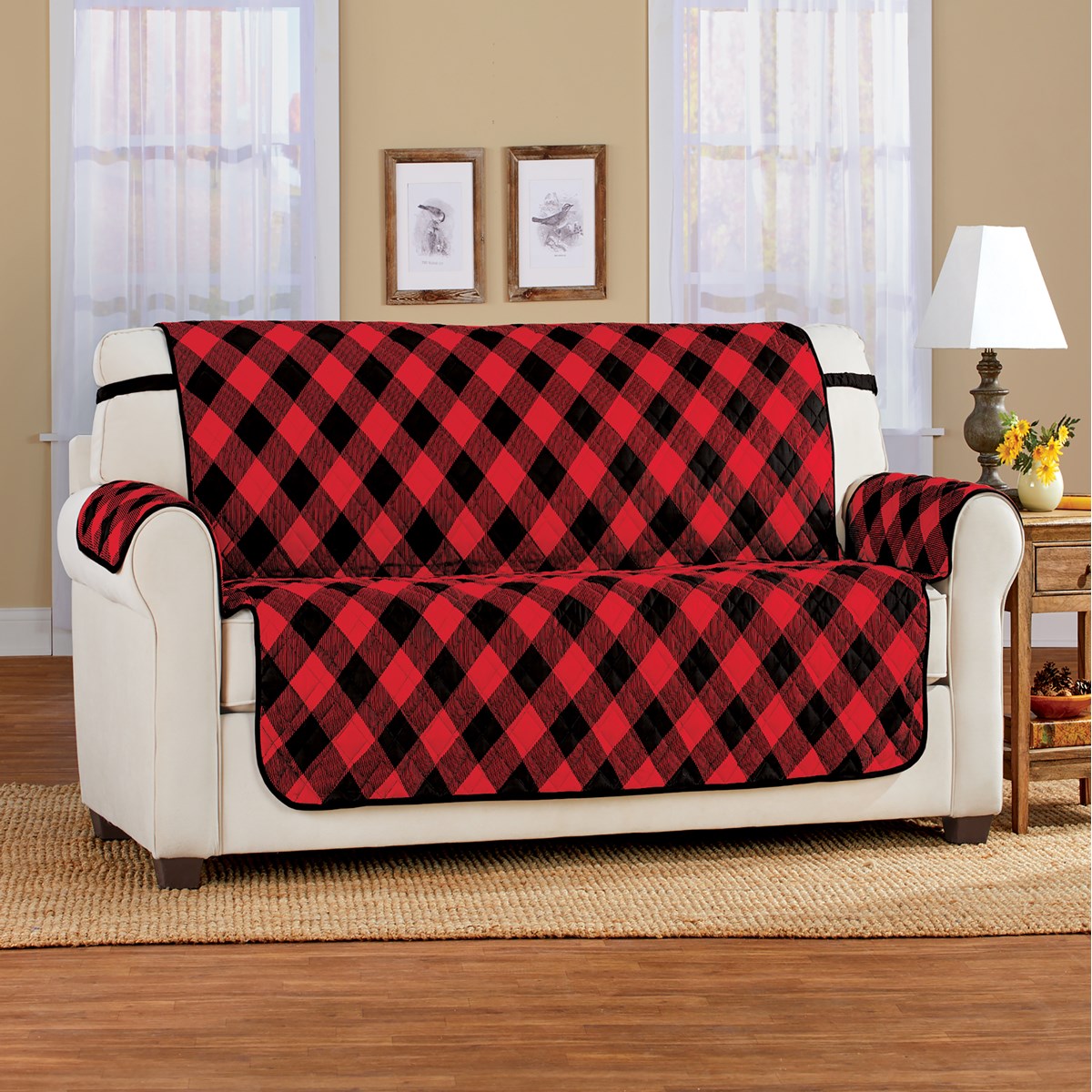 Multicolor Buffalo Check Plaid Furniture Cover Collections Etc.