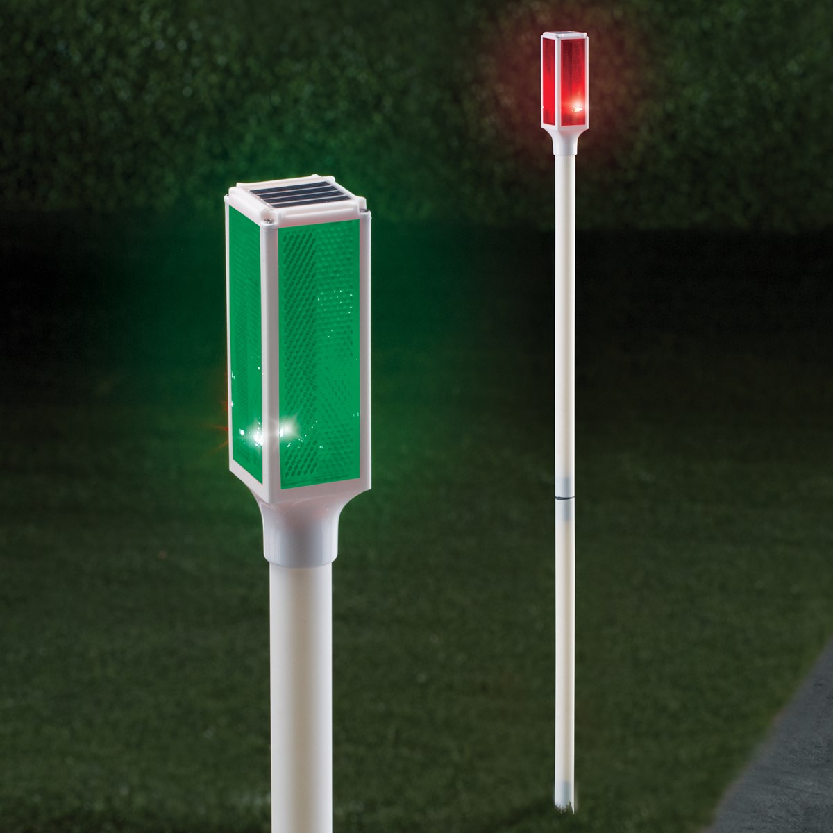 Solar Powered Color Changing Driveway Markers Set of 2 Collections Etc.