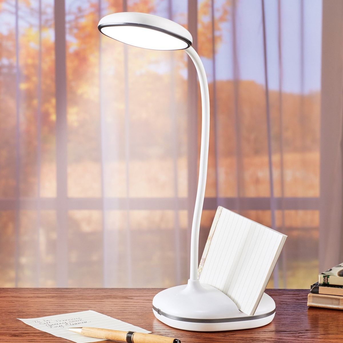 Battery Operated LED Adjustable Touch Lamp with Dimmer Collections Etc.