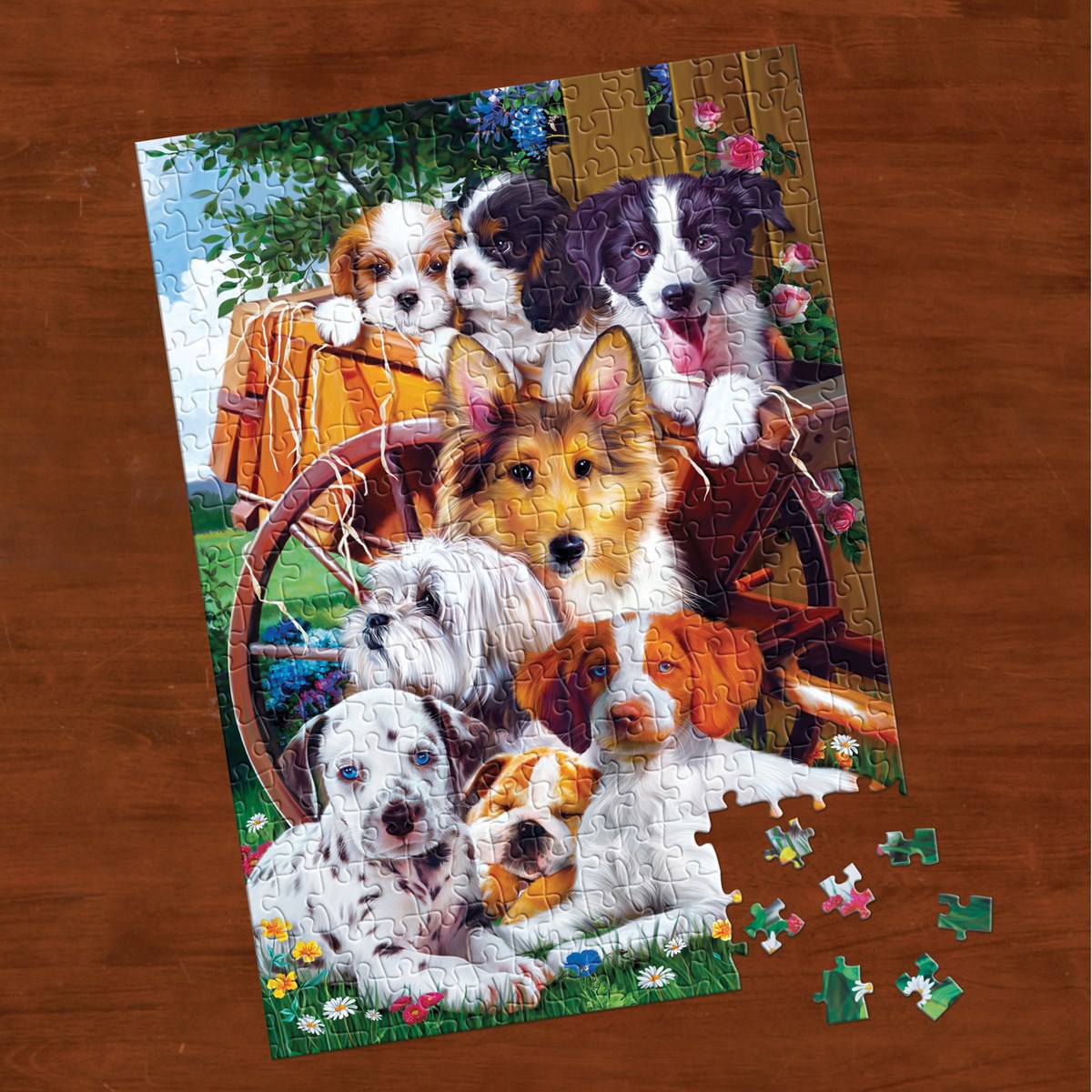 Fuzzy Friends Jigsaw Puzzle, Dog Edition 1000 Pieces Collections Etc.