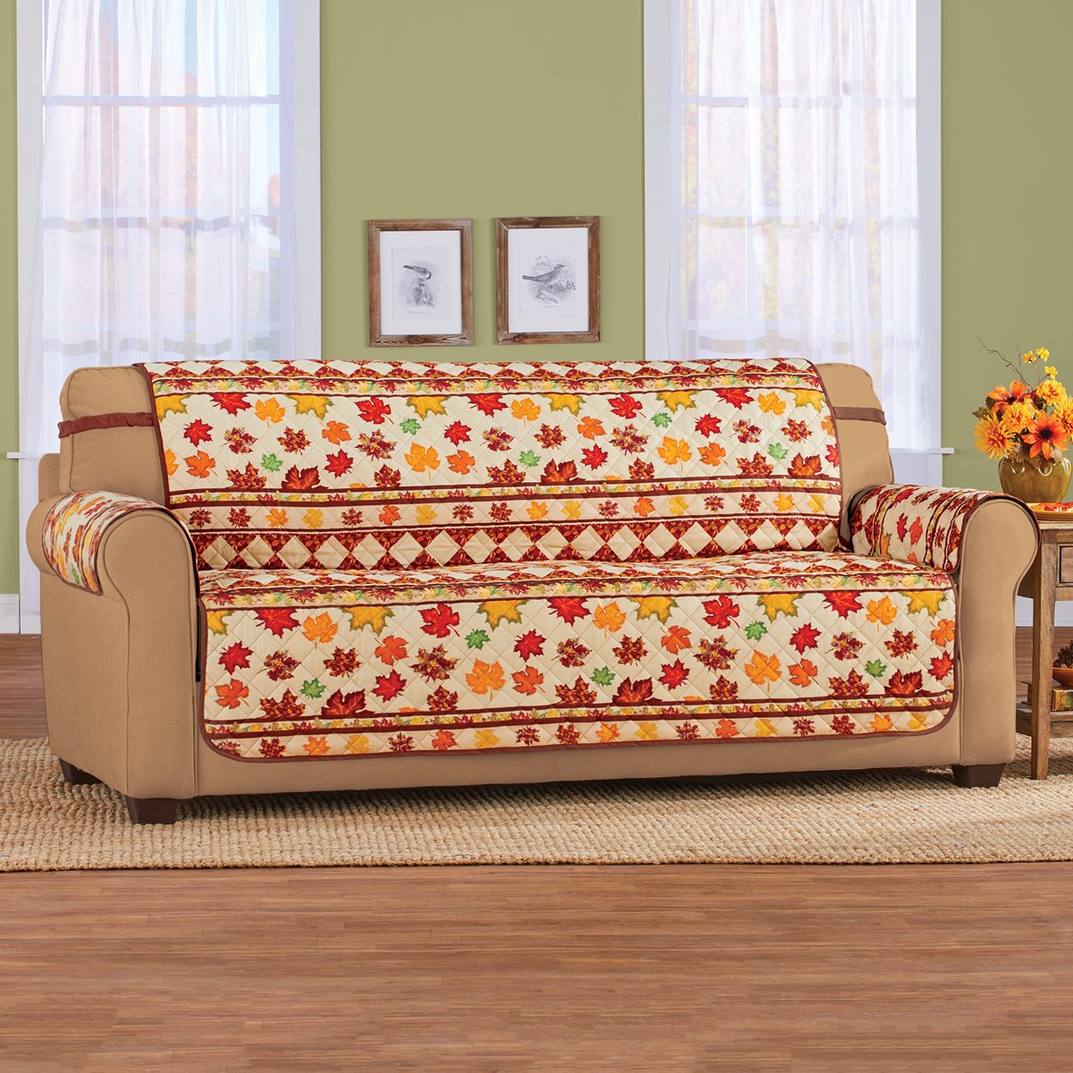 Protective Autumn Fall Leaves Furniture Covers Collections Etc.