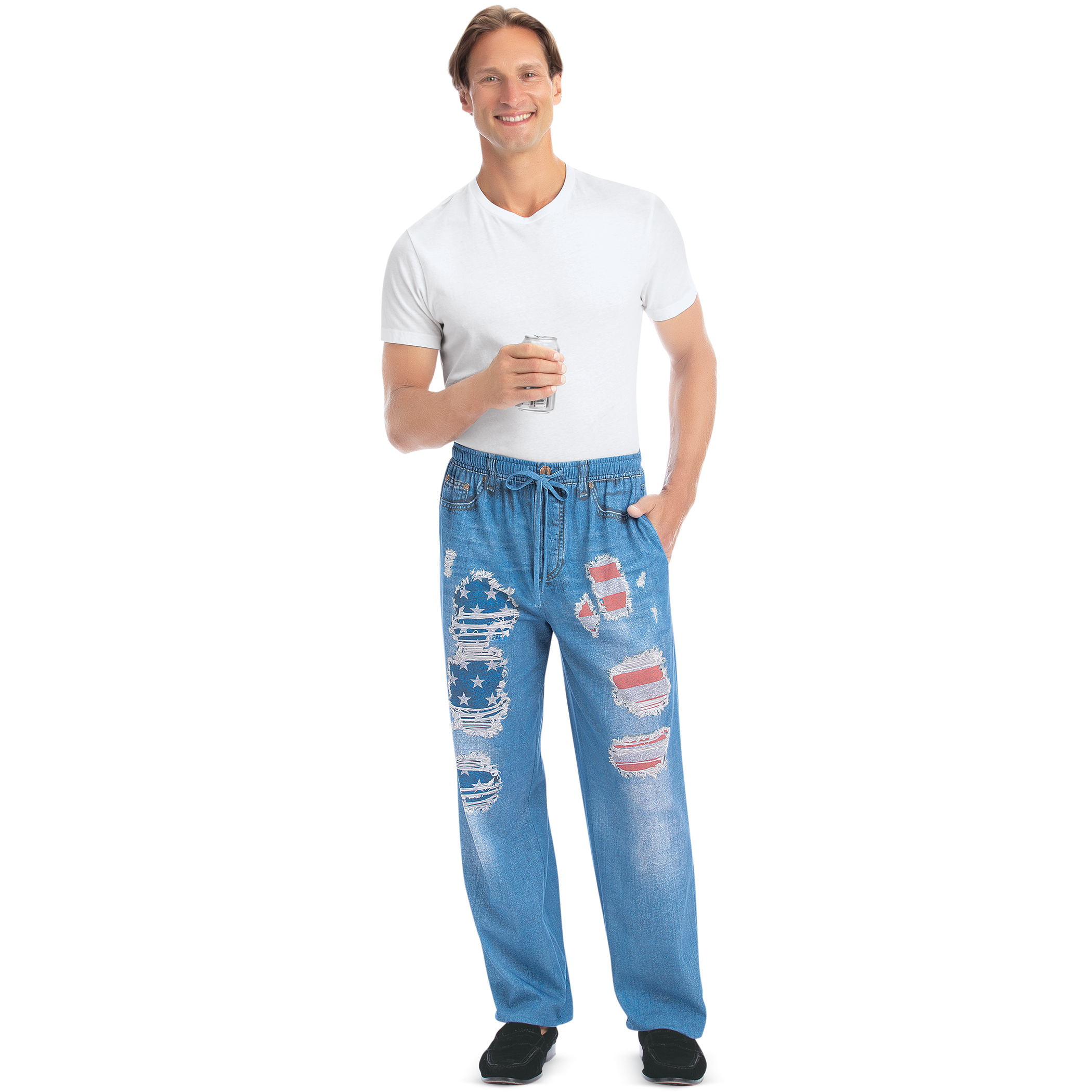denim lounge pants