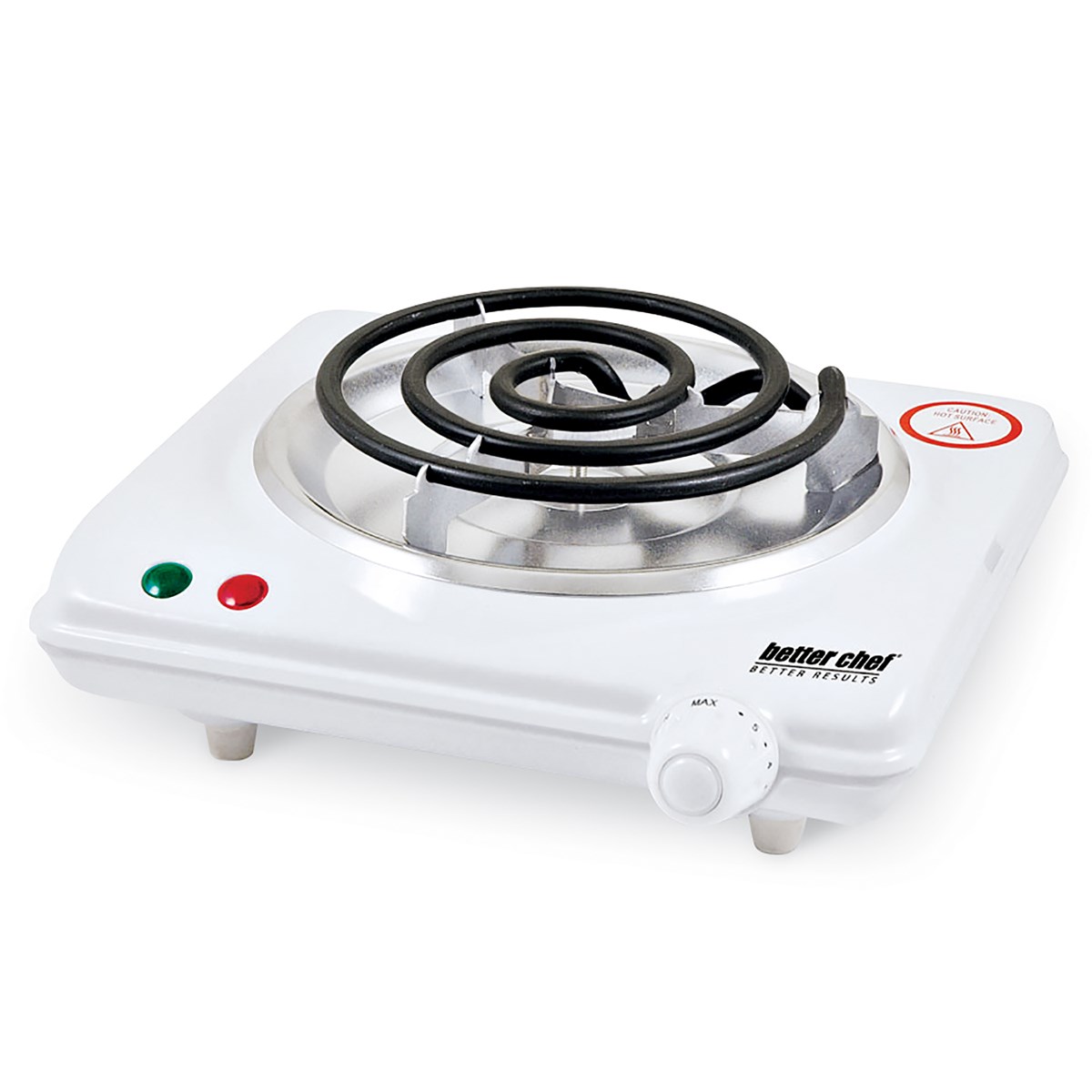 Portable Single Burner Hot Plate with Non Slip Feet Collections Etc.