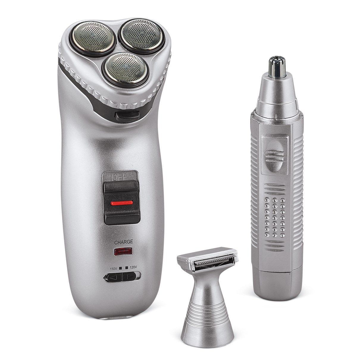 3Piece Rechargeable Hair Trimmer Shaving Set Collections Etc.