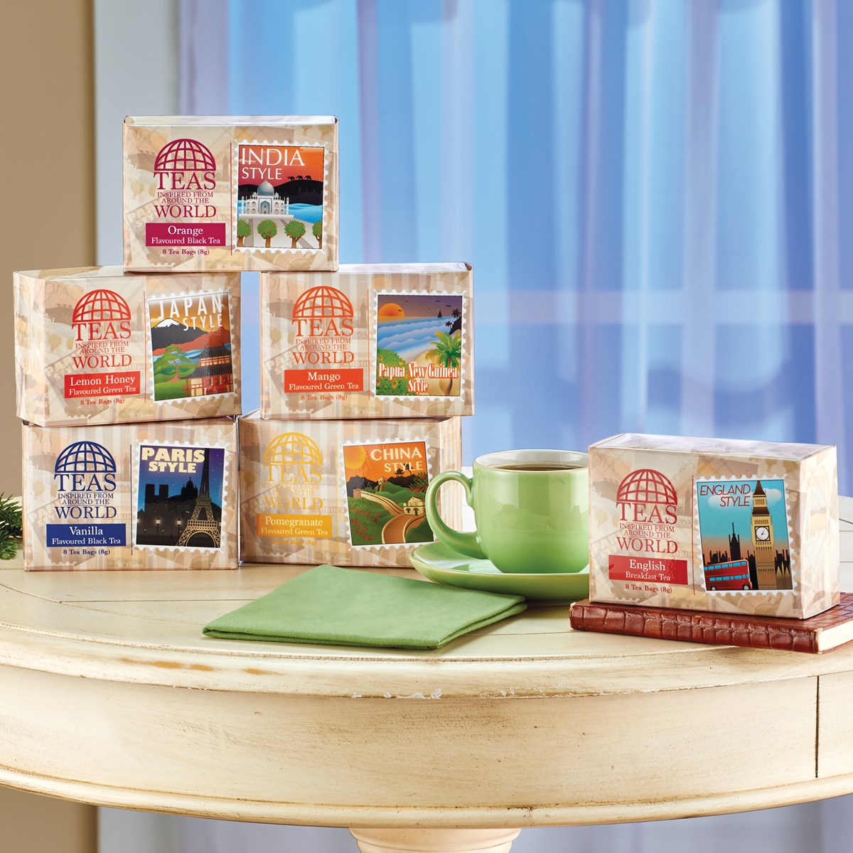 Teas From Around The World Variety Pack 48 Teabags Collections Etc.