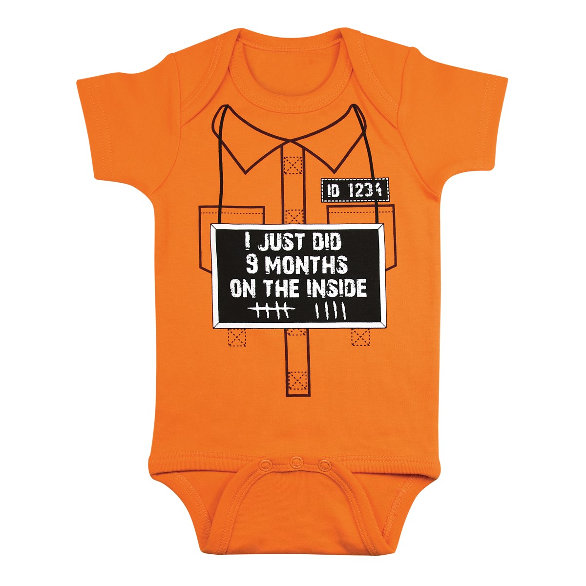 I Just Did 9 Months On The Inside Cotton Baby Onesie Collections Etc.