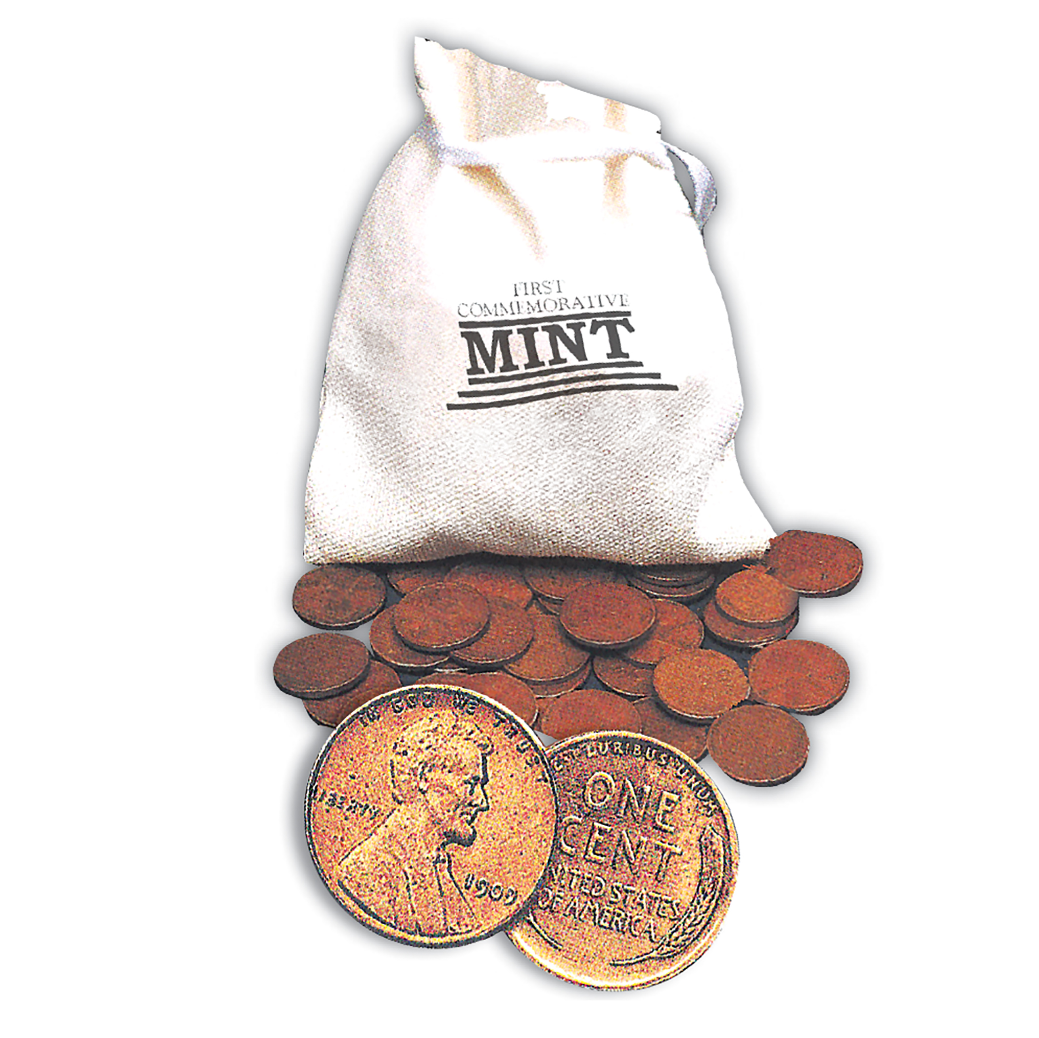 1 Pound Bag of Lincoln One Cent Wheat Pennies