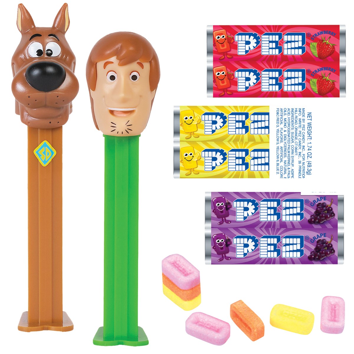 Scooby Doo PEZ Candy Dispenser and Gift Box Set Twin Pack