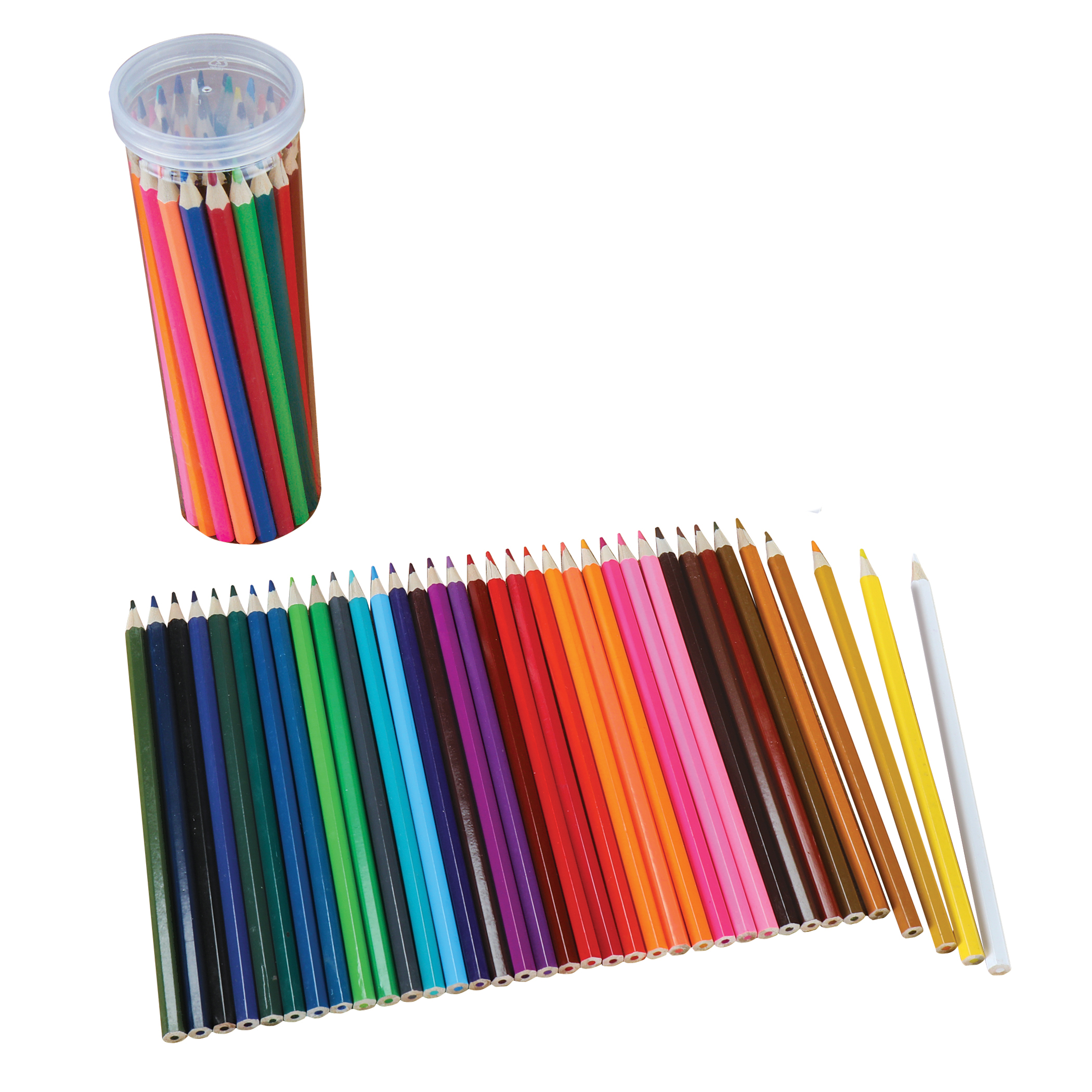 36 Colored Wood Pencil Deluxe Set with Storage Case