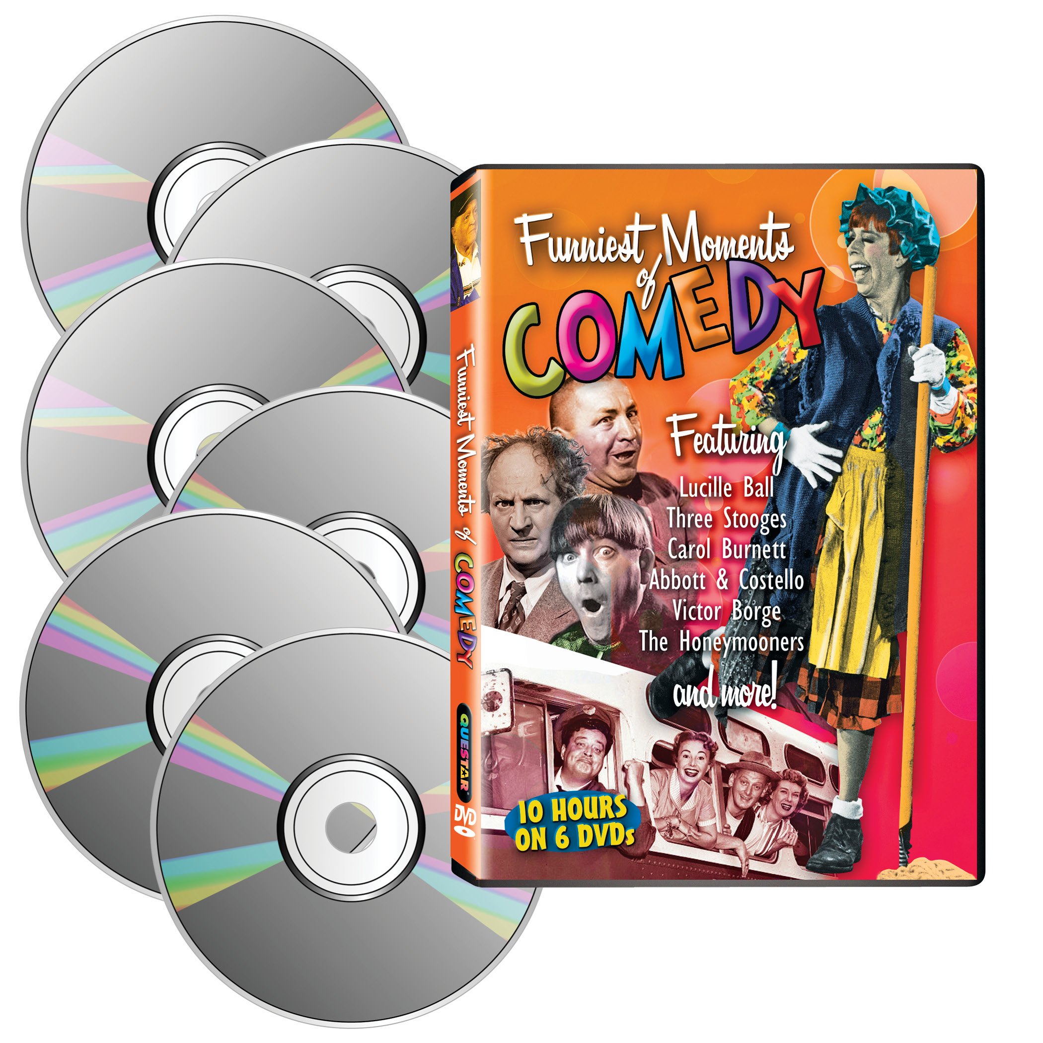 Classic Funniest Moments of Comedy 6-DVD Collection 33937044977 | eBay
