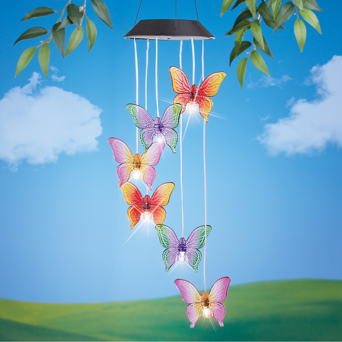 Solar Powered Colorful Butterflies Dangler Collections Etc.