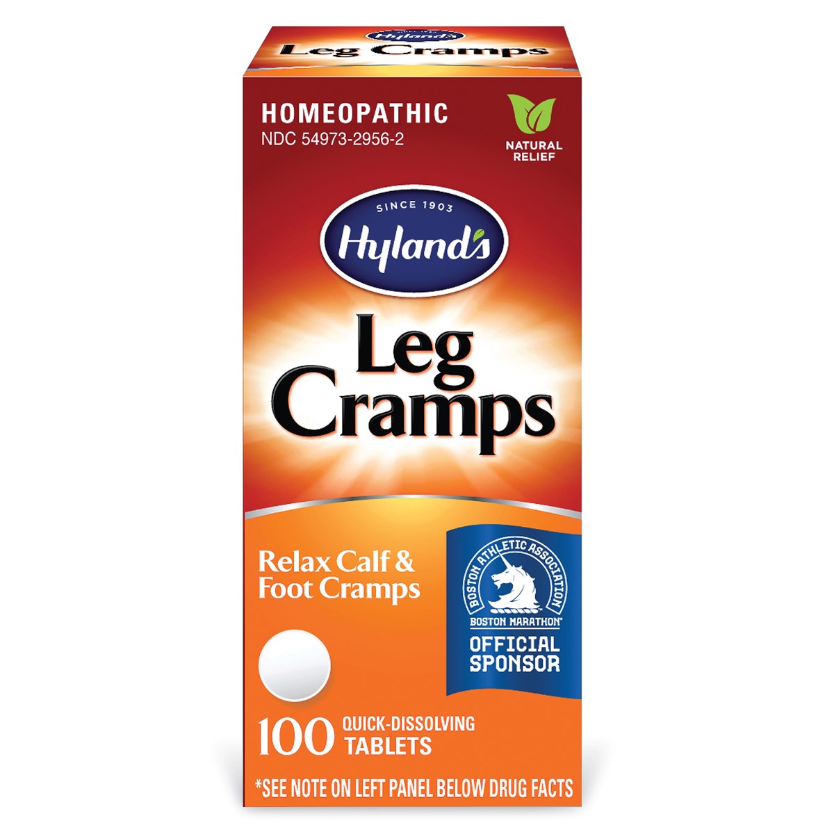 Hylands Homeopathic Leg Cramps Tablets 100 Count Collections Etc.